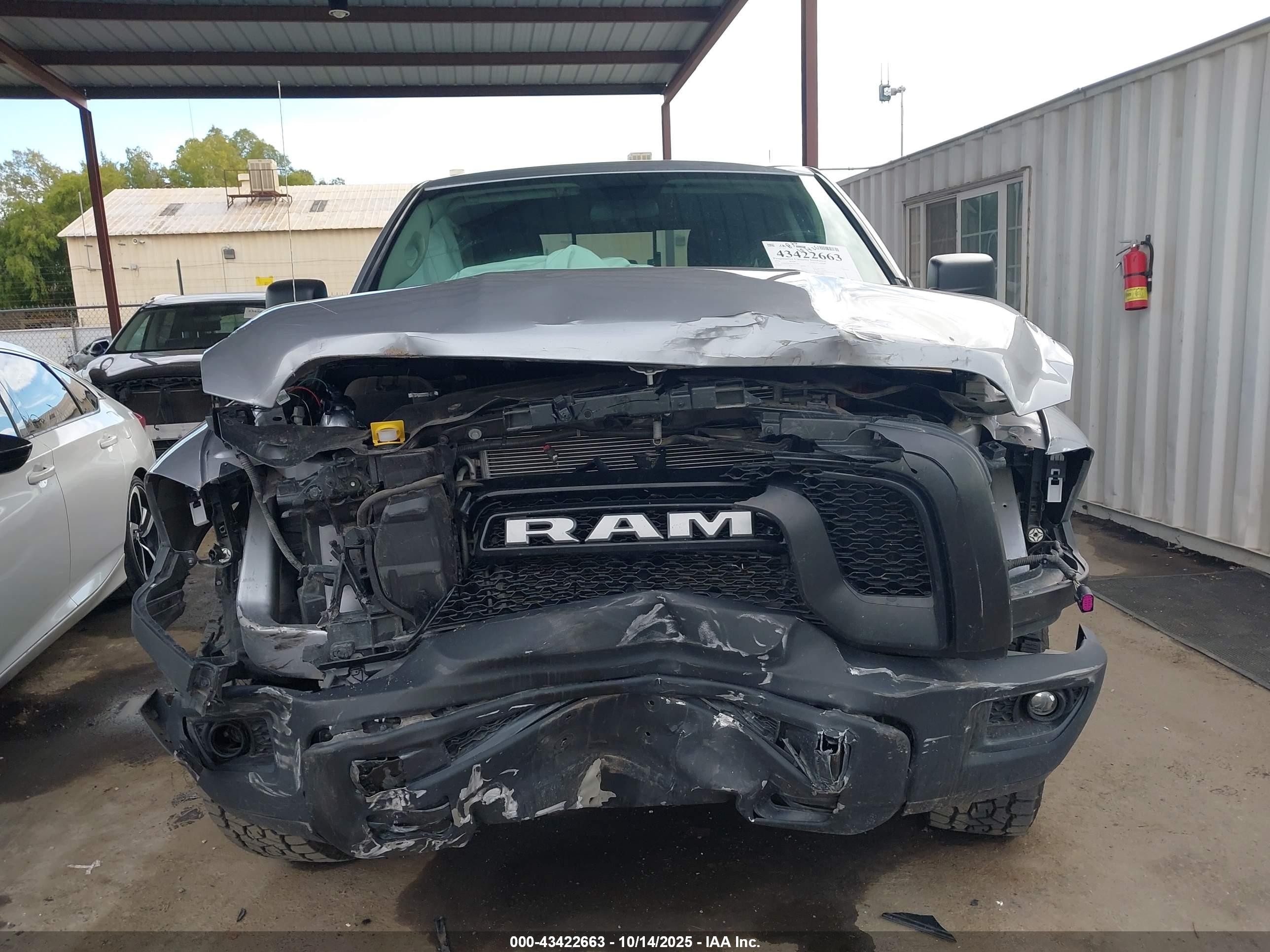 2020 Ram 1500 Classic Warlock  4x4 6'4 Box Gray vin: 1C6RR7GGXLS161996