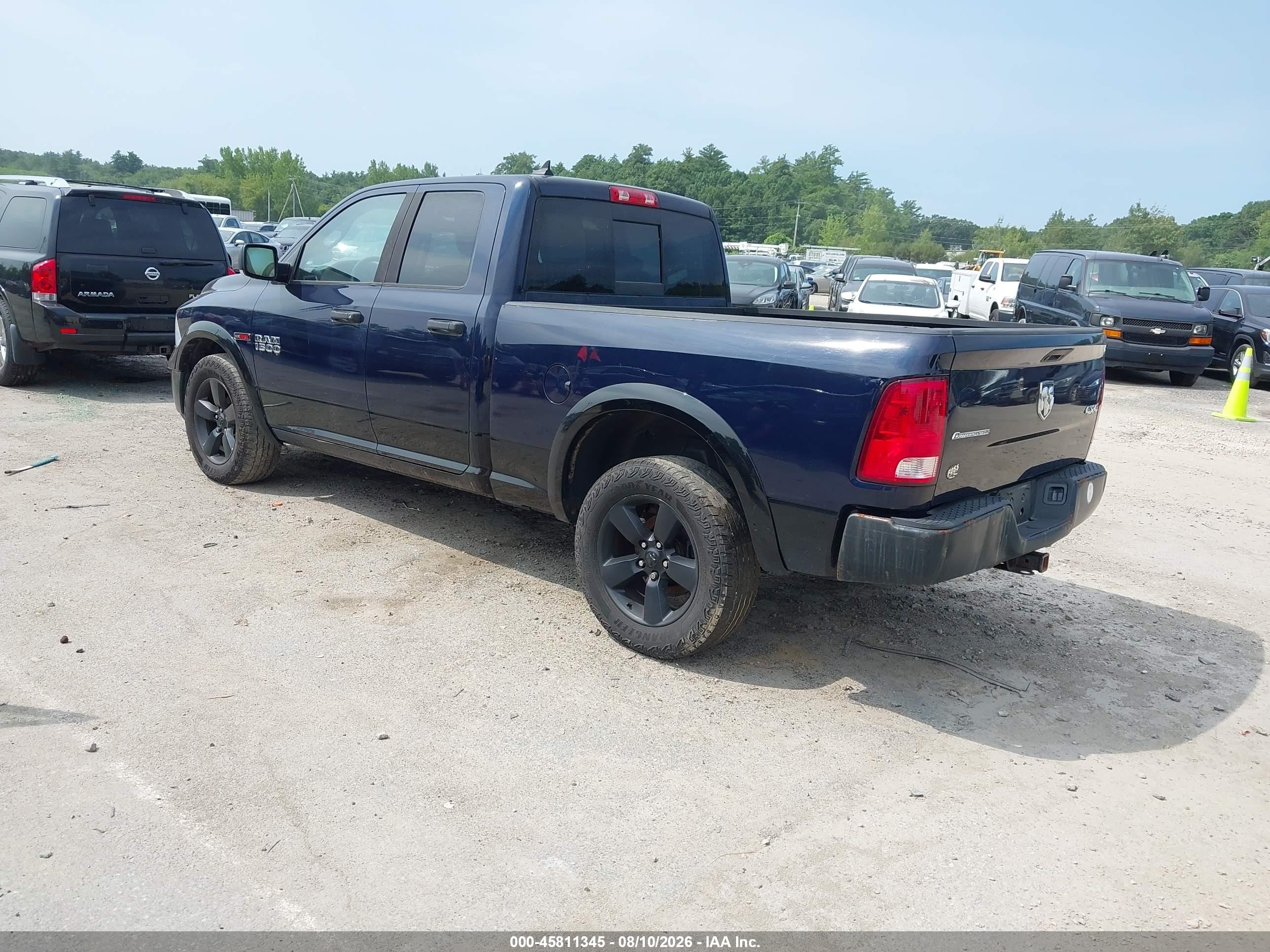 2014 Ram 1500 Outdoorsman Black vin: 1C6RR7GM1ES349900