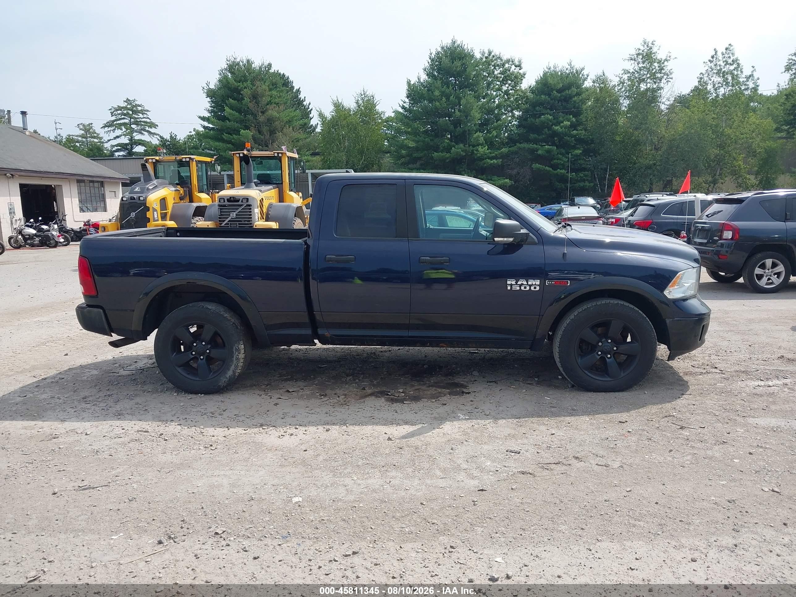 2014 Ram 1500 Outdoorsman Black vin: 1C6RR7GM1ES349900
