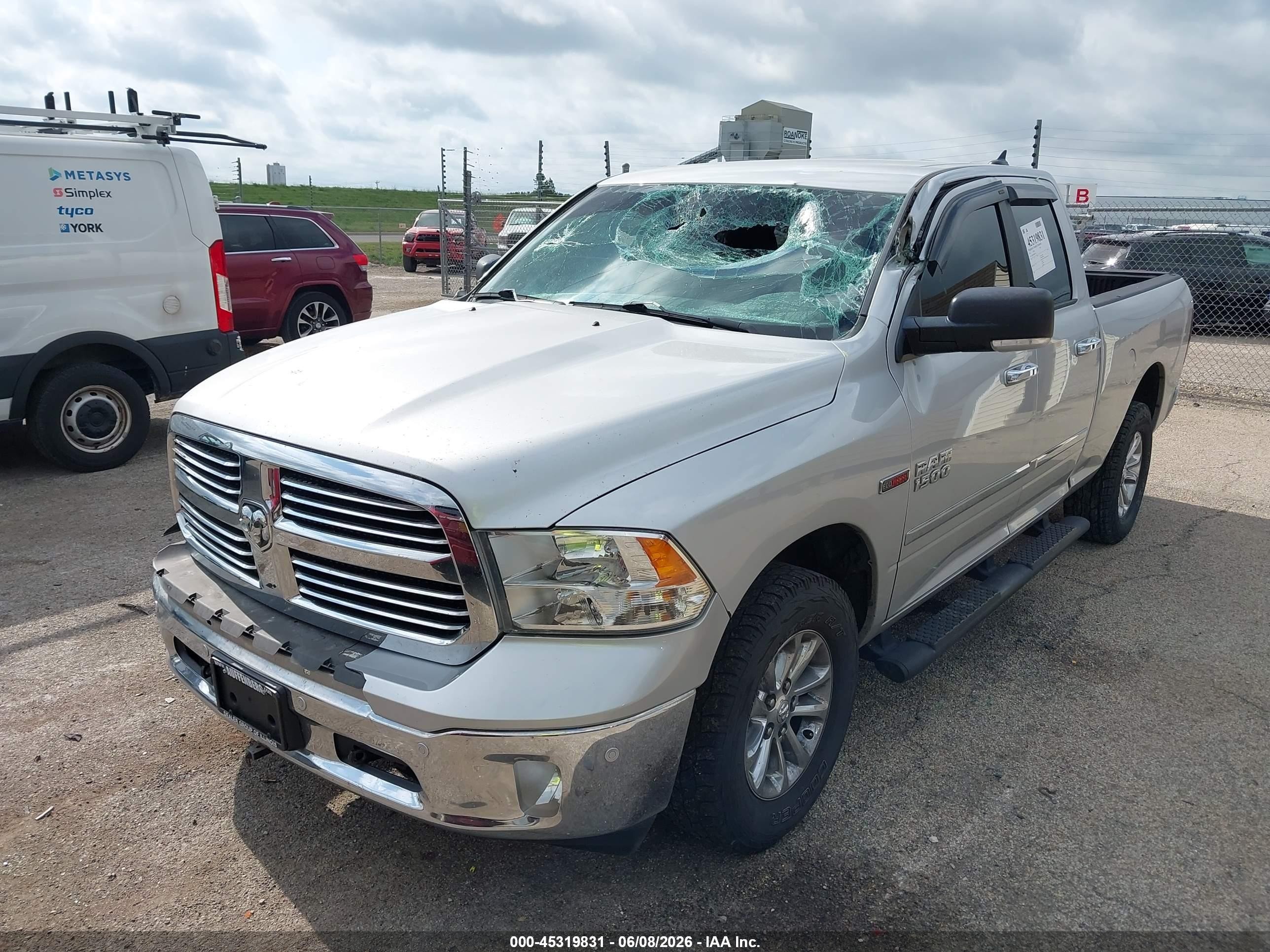 2014 Ram 1500 Big Horn Silver vin: 1C6RR7GM2ES409716