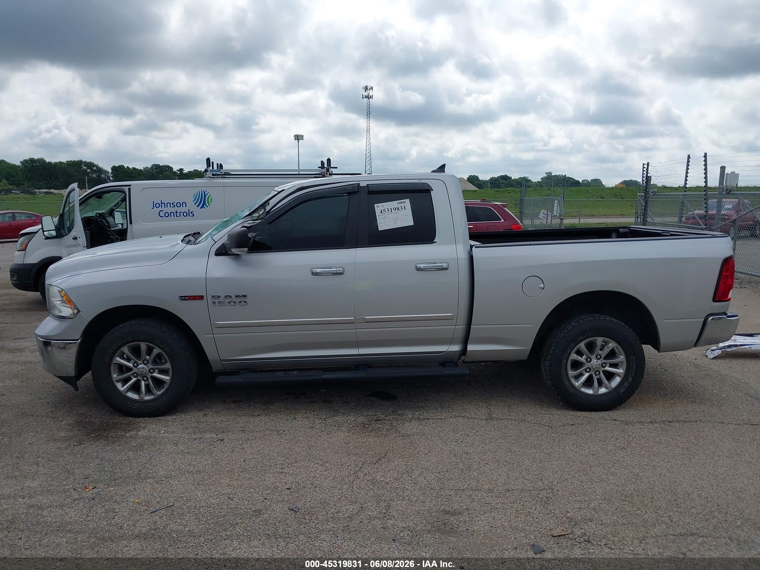 2014 Ram 1500 Big Horn Silver vin: 1C6RR7GM2ES409716