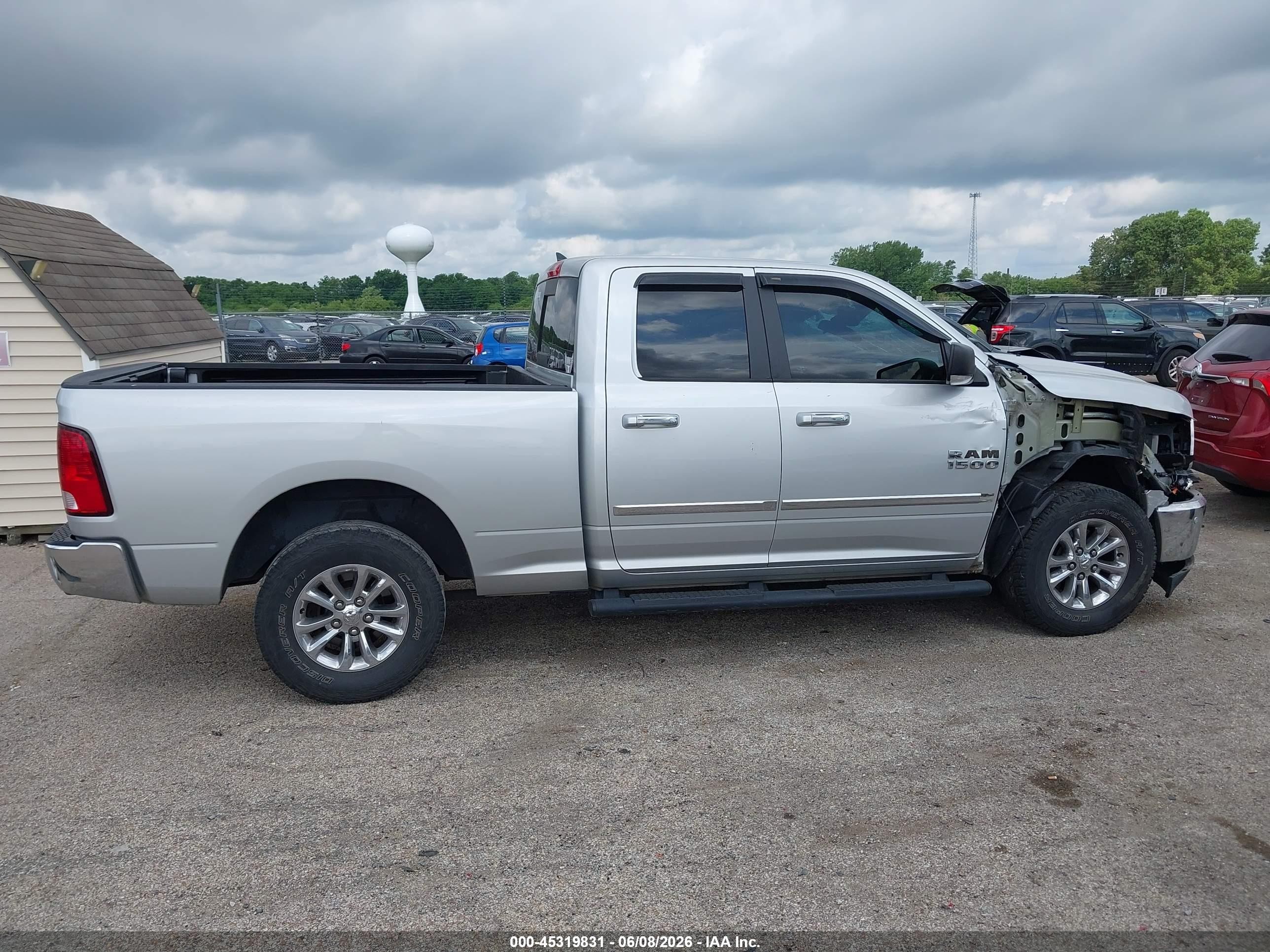 2014 Ram 1500 Big Horn Silver vin: 1C6RR7GM2ES409716