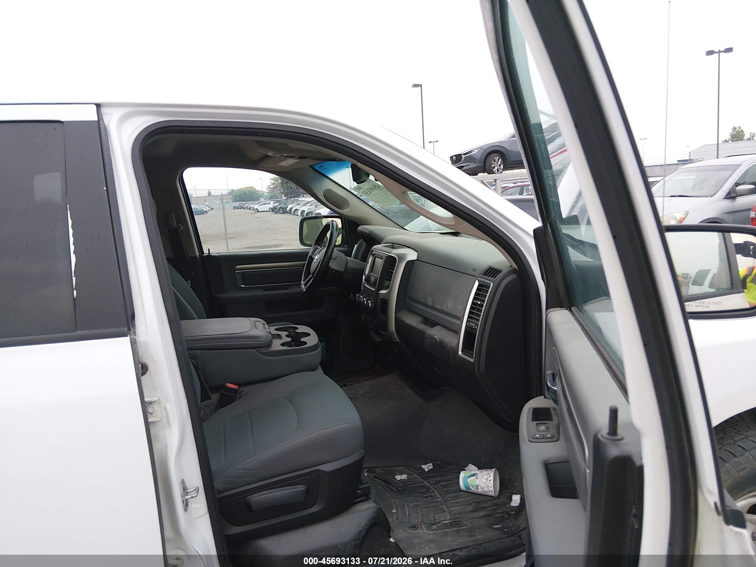 2015 Ram 1500 Slt White vin: 1C6RR7GM4FS704012