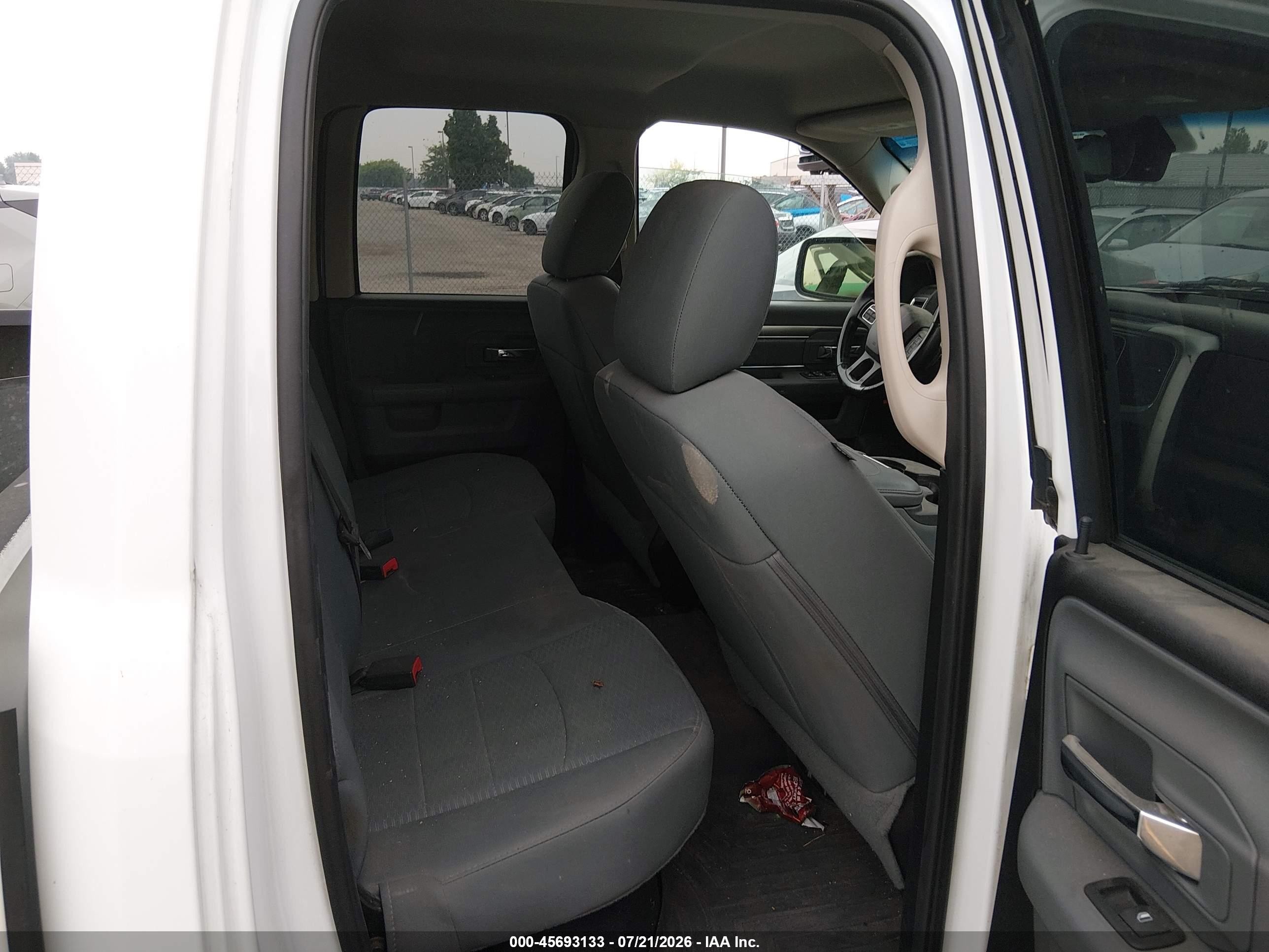 2015 Ram 1500 Slt White vin: 1C6RR7GM4FS704012