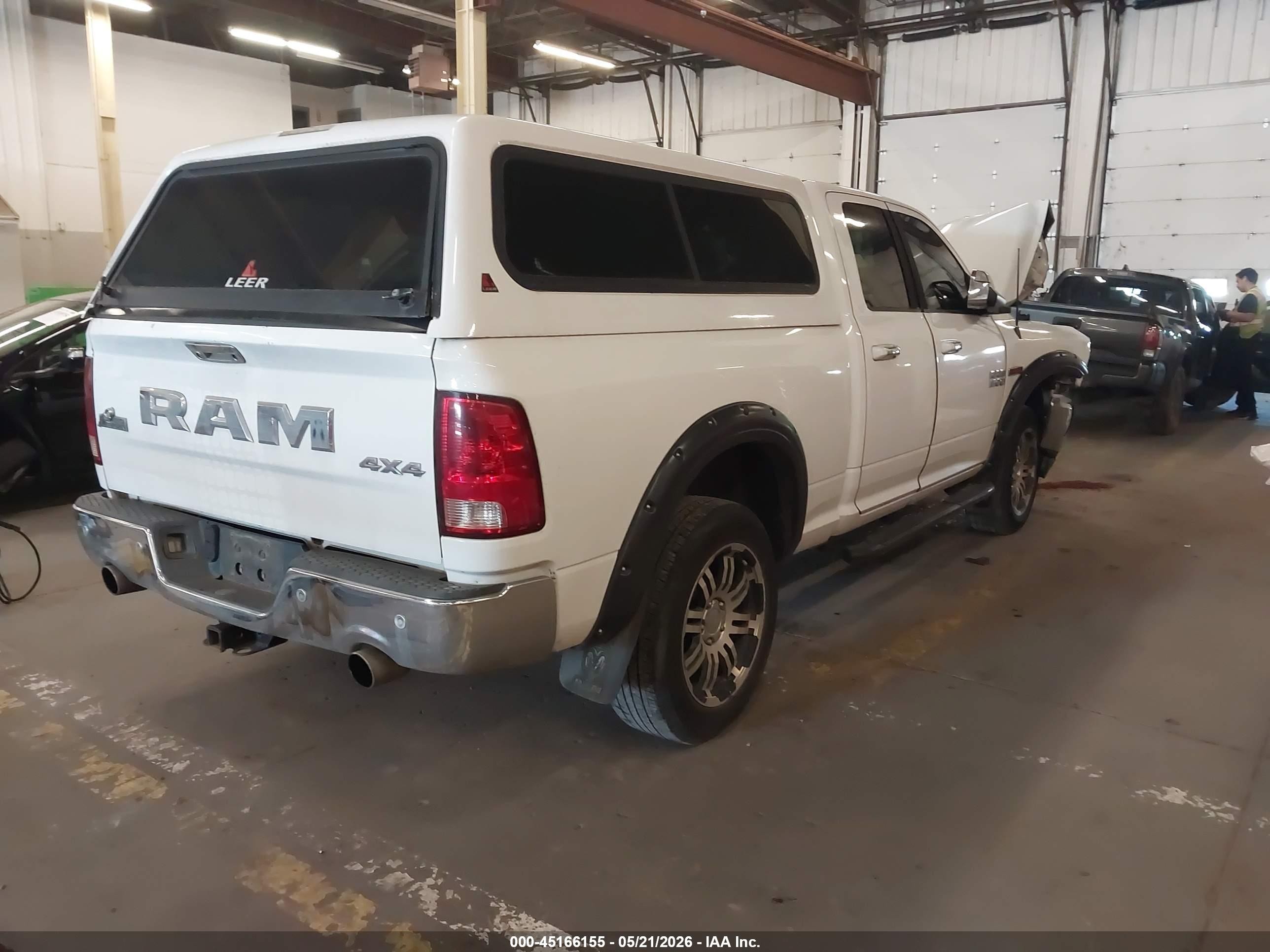 2014 Ram 1500 Big Horn White vin: 1C6RR7GM6ES356972
