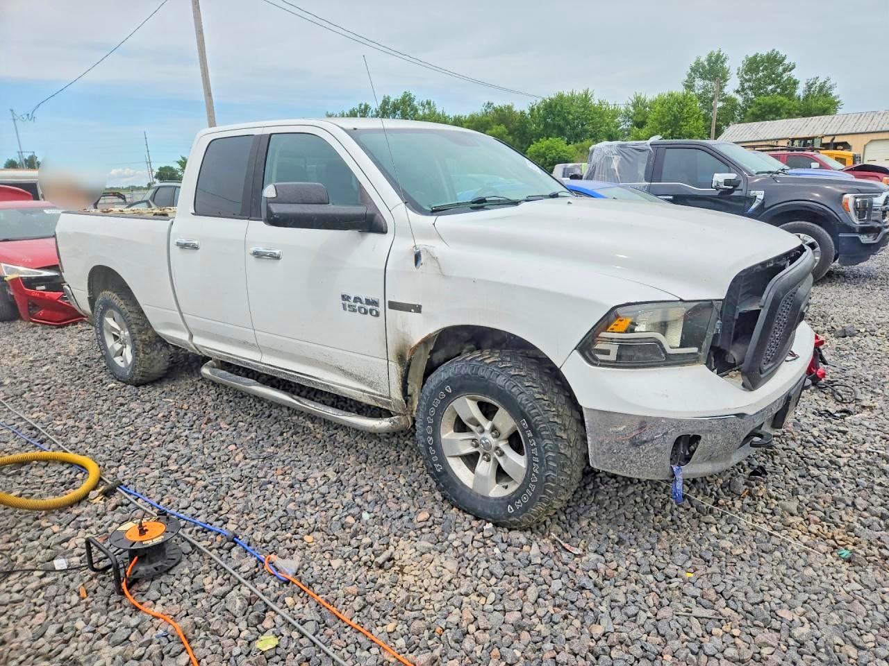 2015 Ram 1500 Slt White vin: 1C6RR7GM7FS516245