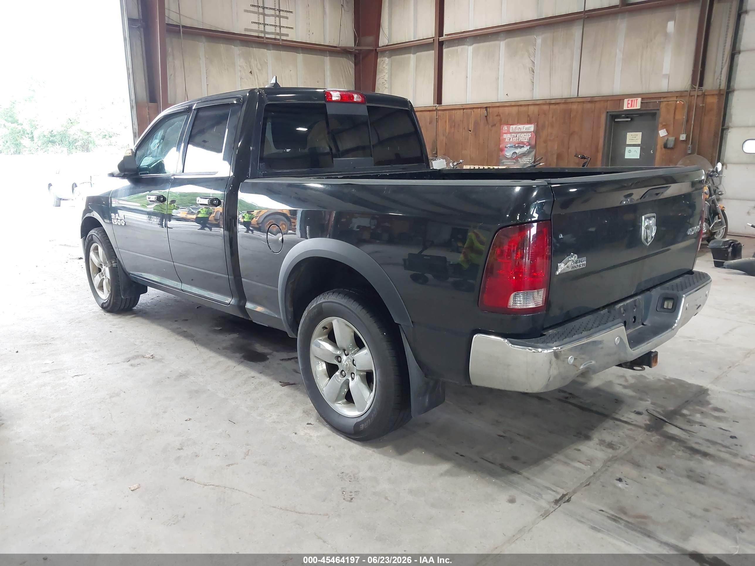 2015 Ram 1500 Big Horn Black vin: 1C6RR7GM7FS670518