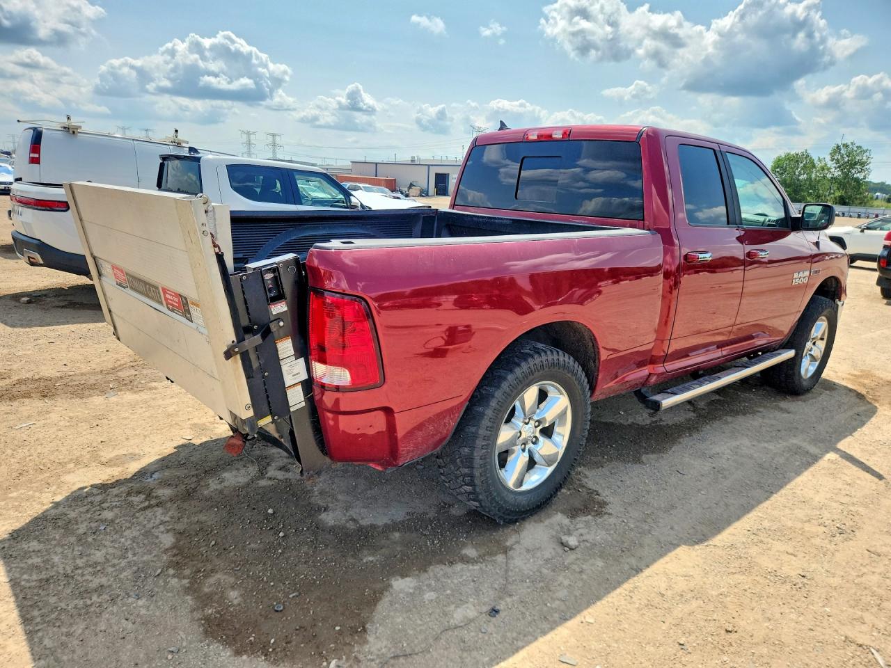 2014 Ram 1500 Slt Red vin: 1C6RR7GM9ES370817