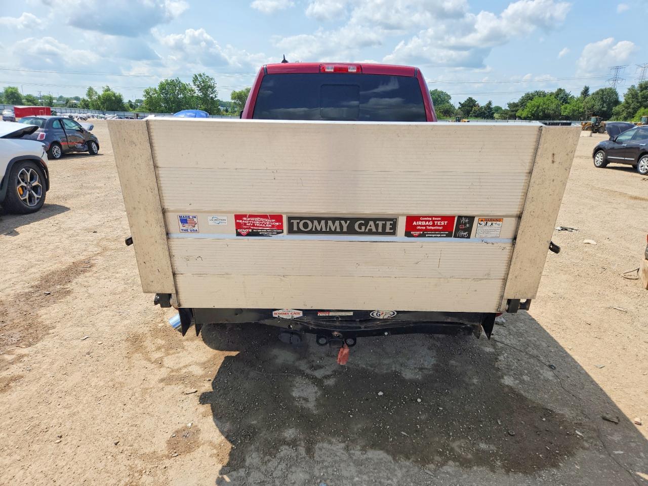 2014 Ram 1500 Slt Red vin: 1C6RR7GM9ES370817
