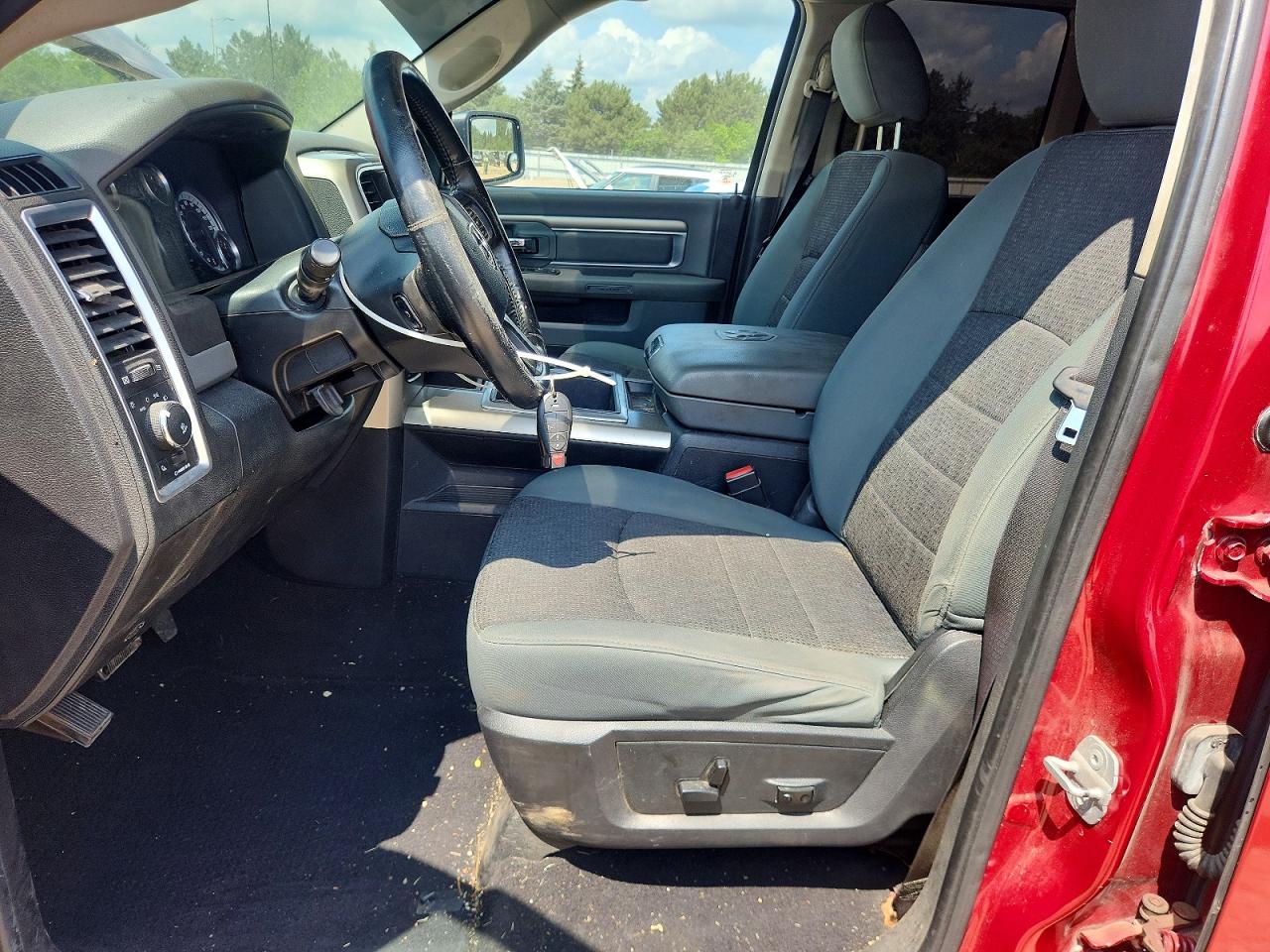 2014 Ram 1500 Slt Red vin: 1C6RR7GM9ES370817
