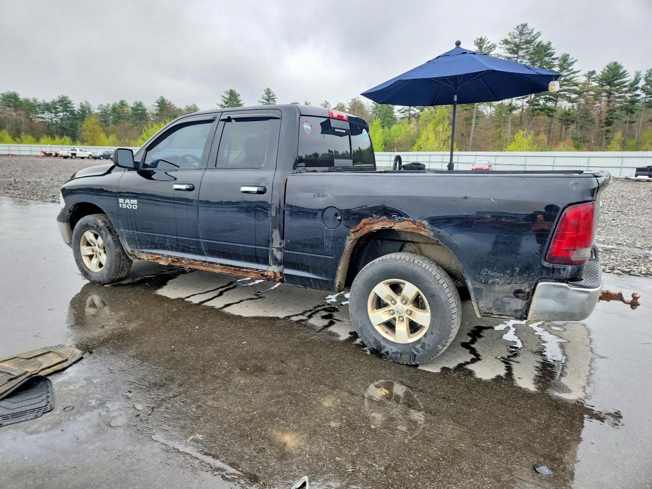 2013 Ram 1500 Slt Черный vin: 1C6RR7GP0DS634368