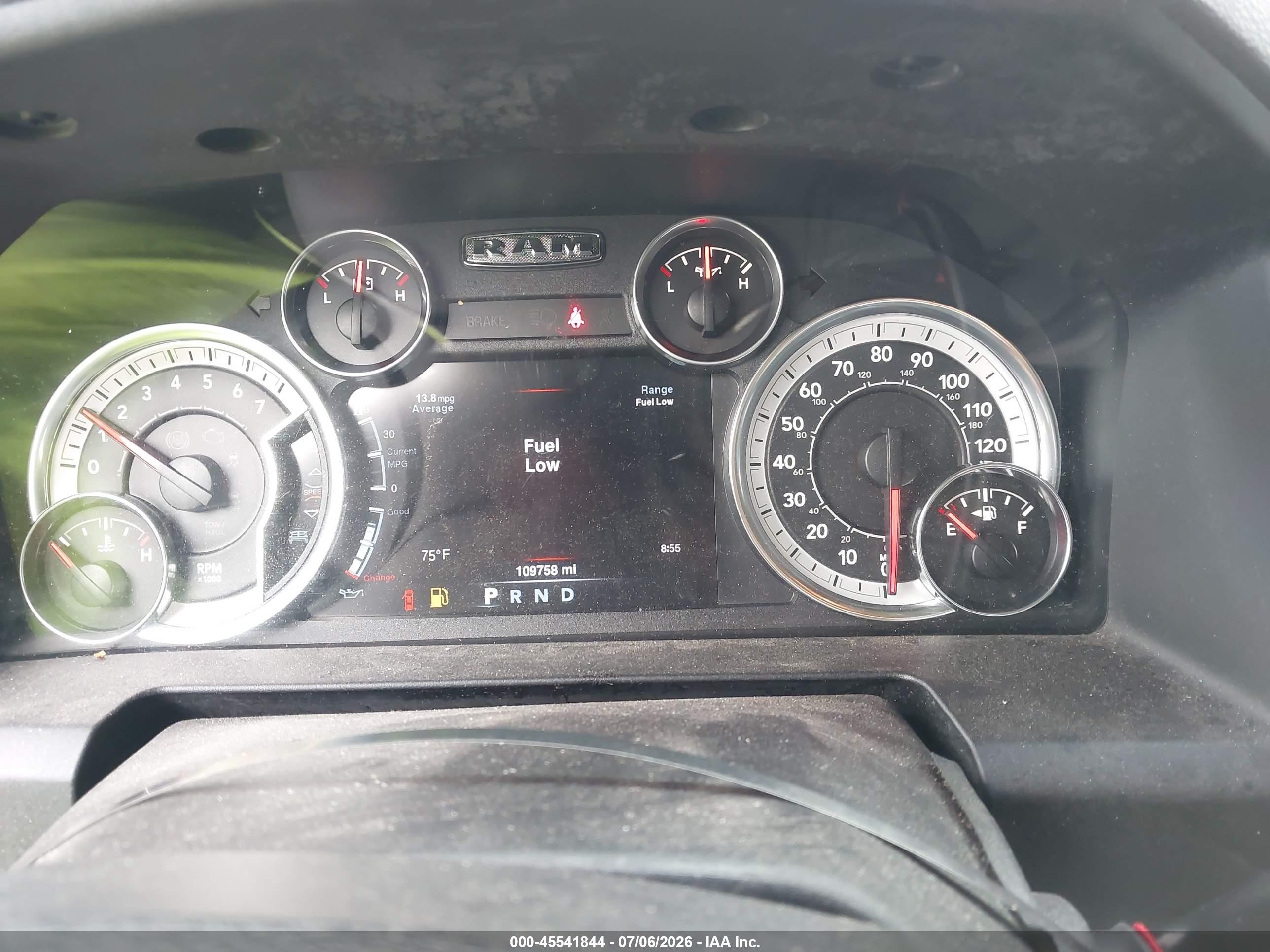 2013 Ram 1500 Slt Серебряный vin: 1C6RR7GP2DS634386