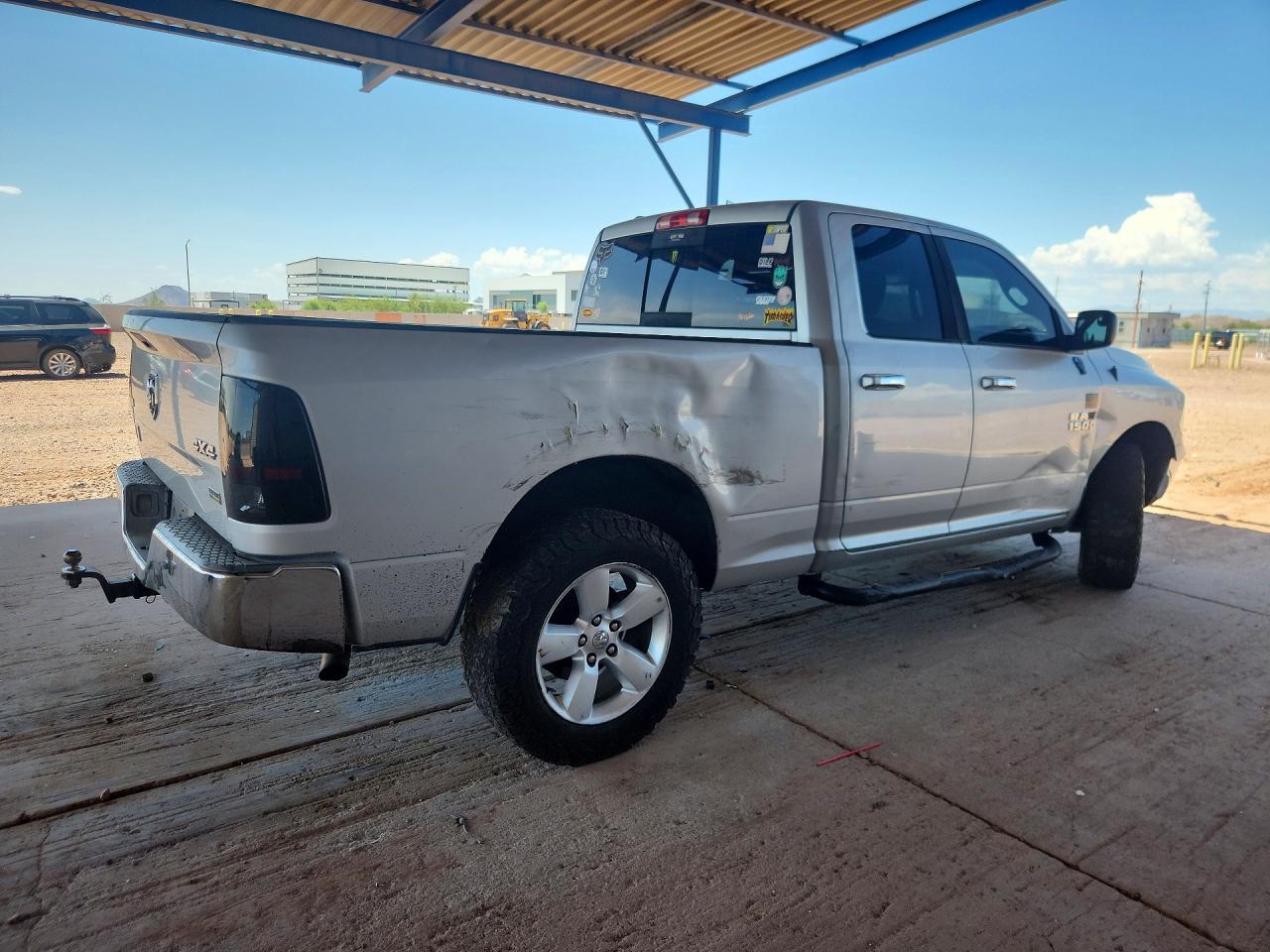 2013 Ram 1500 Slt Silver vin: 1C6RR7GP4DS657104