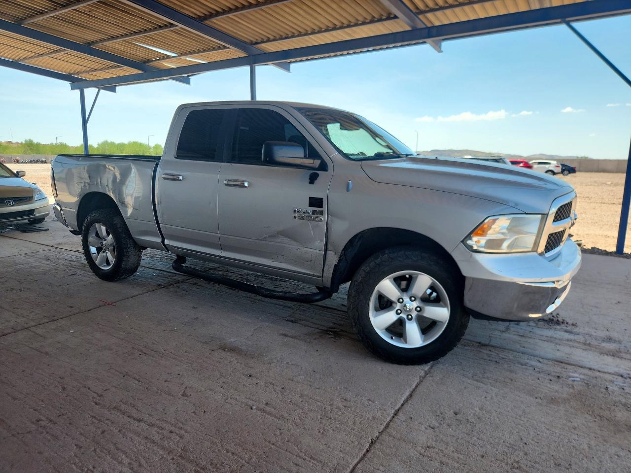 2013 Ram 1500 Slt Silver vin: 1C6RR7GP4DS657104