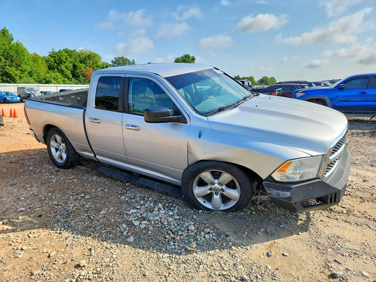2013 Ram 1500 Slt Silver vin: 1C6RR7GP5DS656964