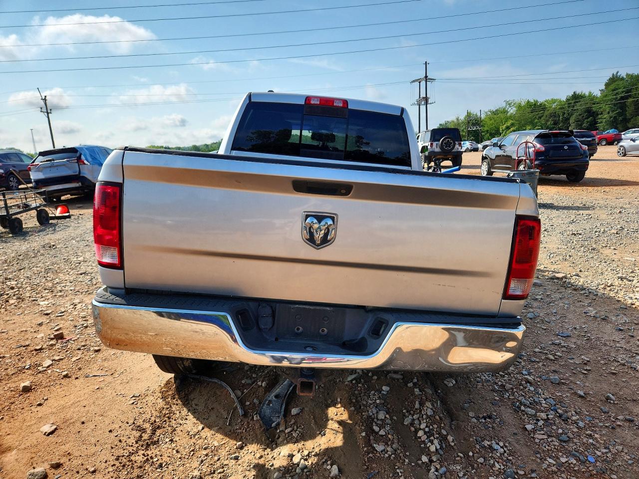 2013 Ram 1500 Slt Silver vin: 1C6RR7GP5DS656964