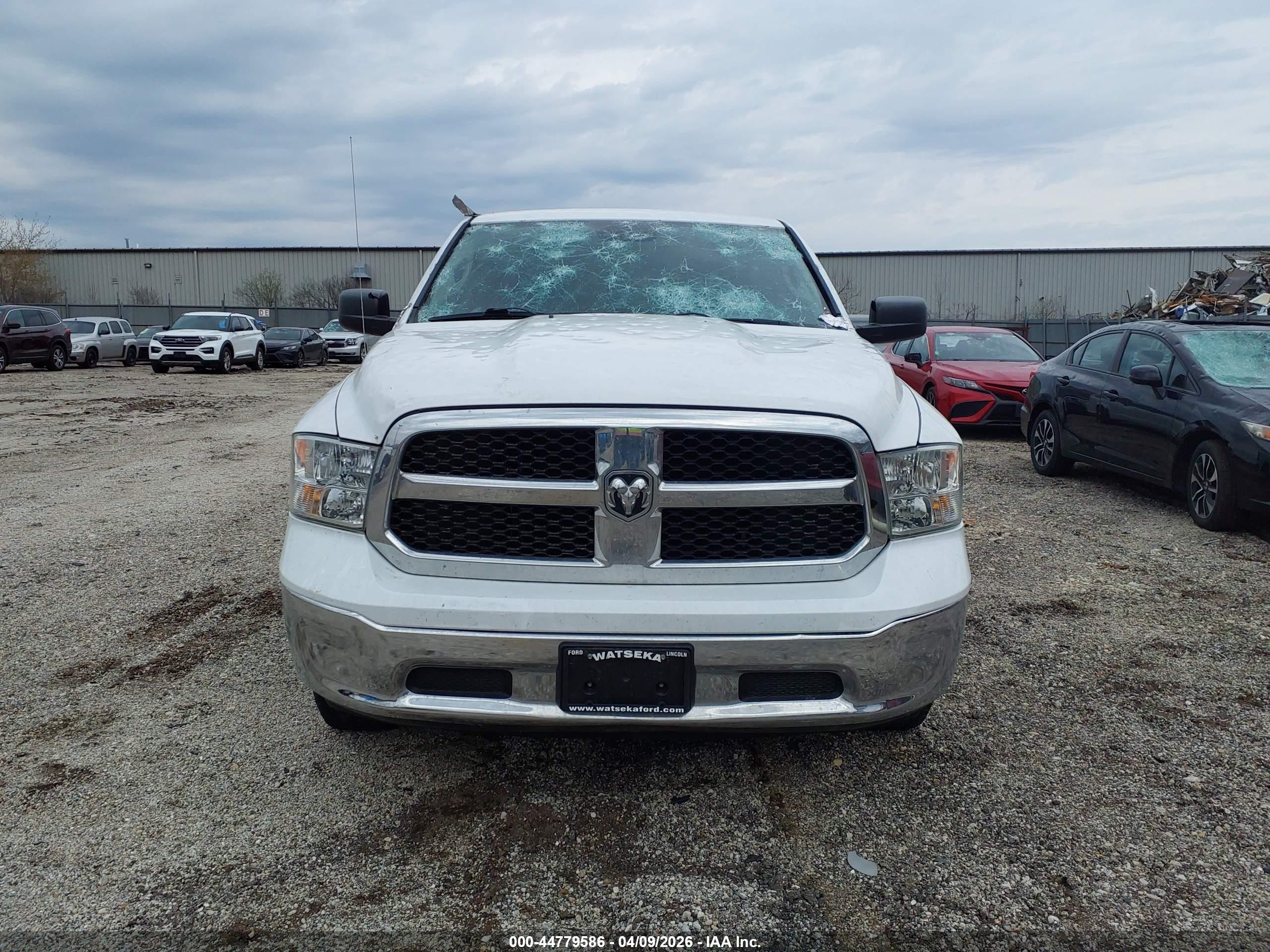 2013 Ram 1500 Slt White vin: 1C6RR7GP6DS512436