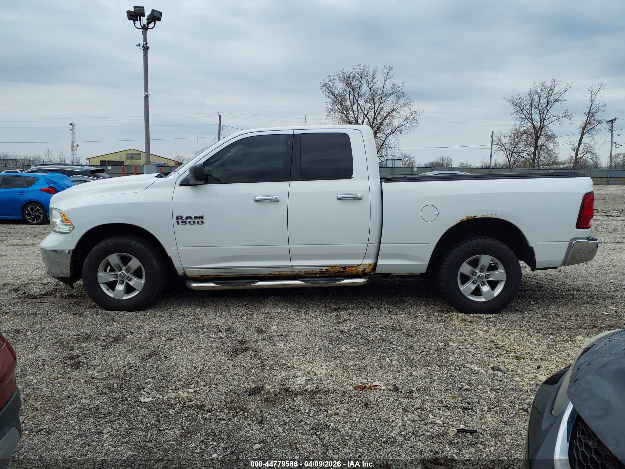 2013 Ram 1500 Slt White vin: 1C6RR7GP6DS512436