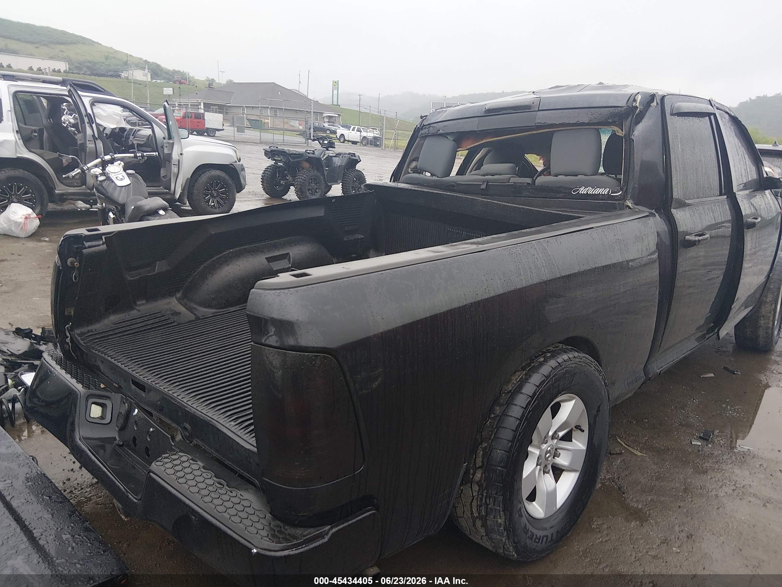 2013 Ram 1500 Slt Gray vin: 1C6RR7GP6DS634391