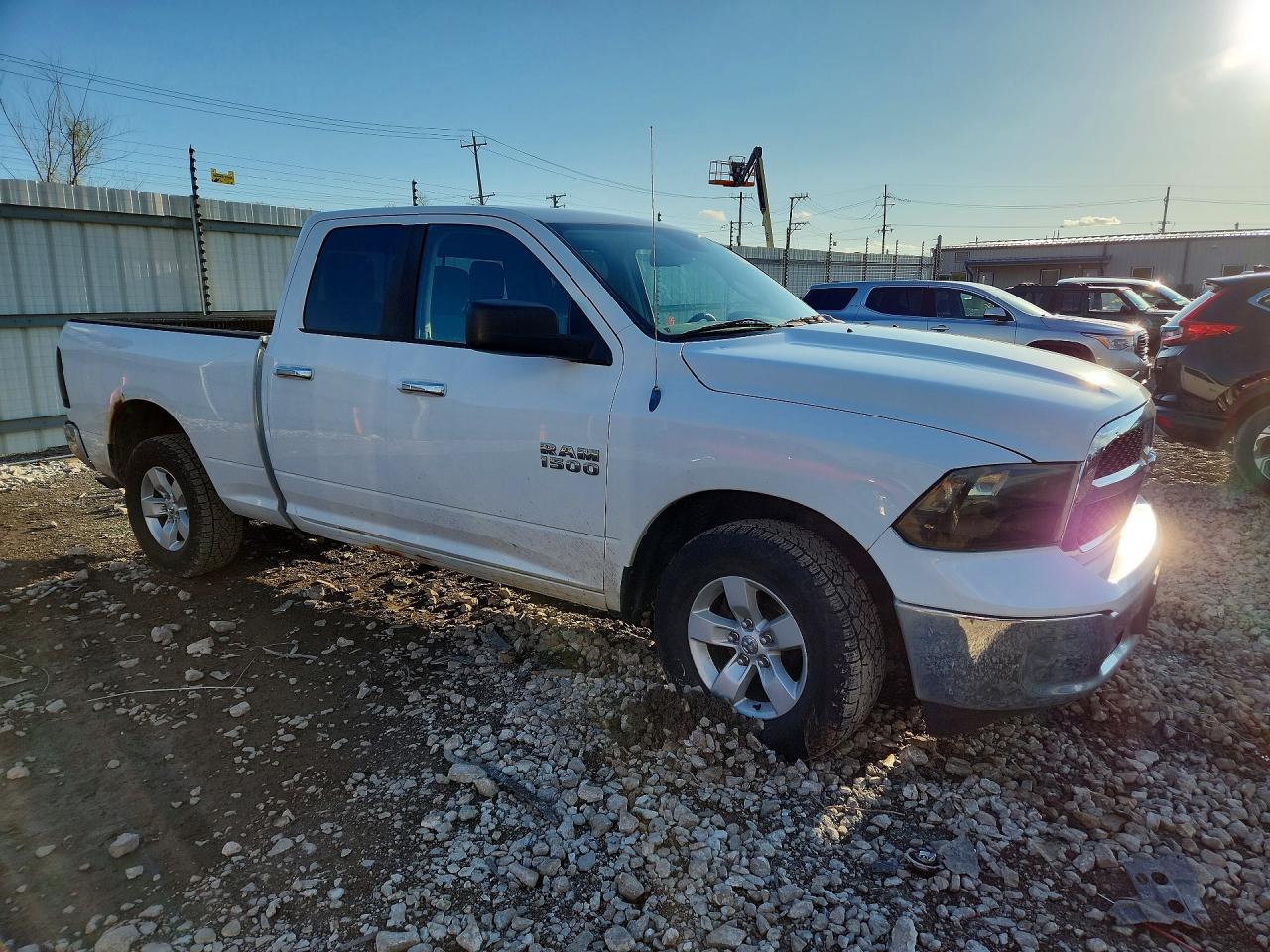 2013 Ram 1500 Slt White vin: 1C6RR7GP9DS610991