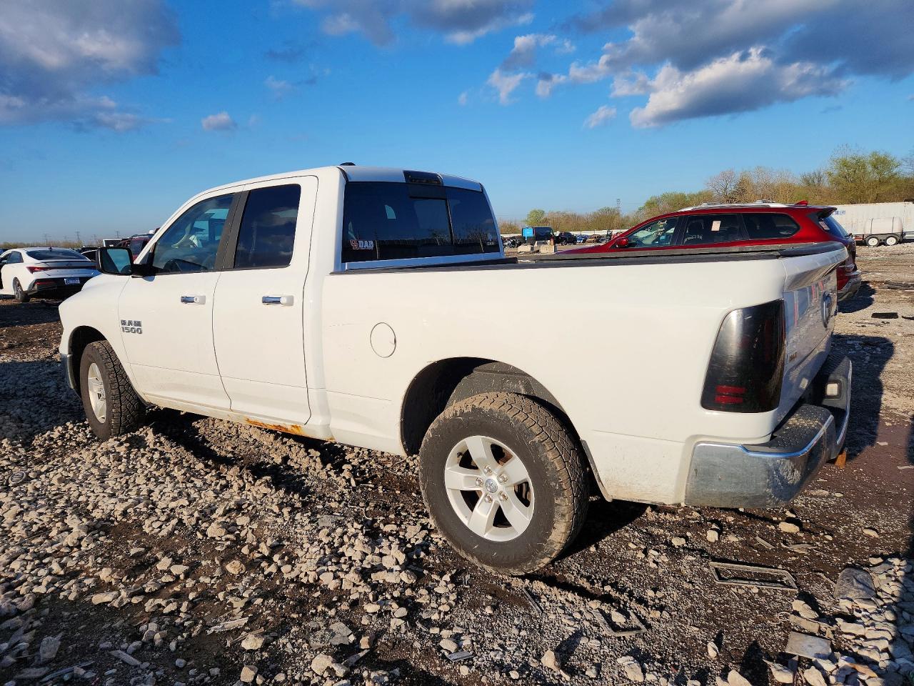 2013 Ram 1500 Slt White vin: 1C6RR7GP9DS610991