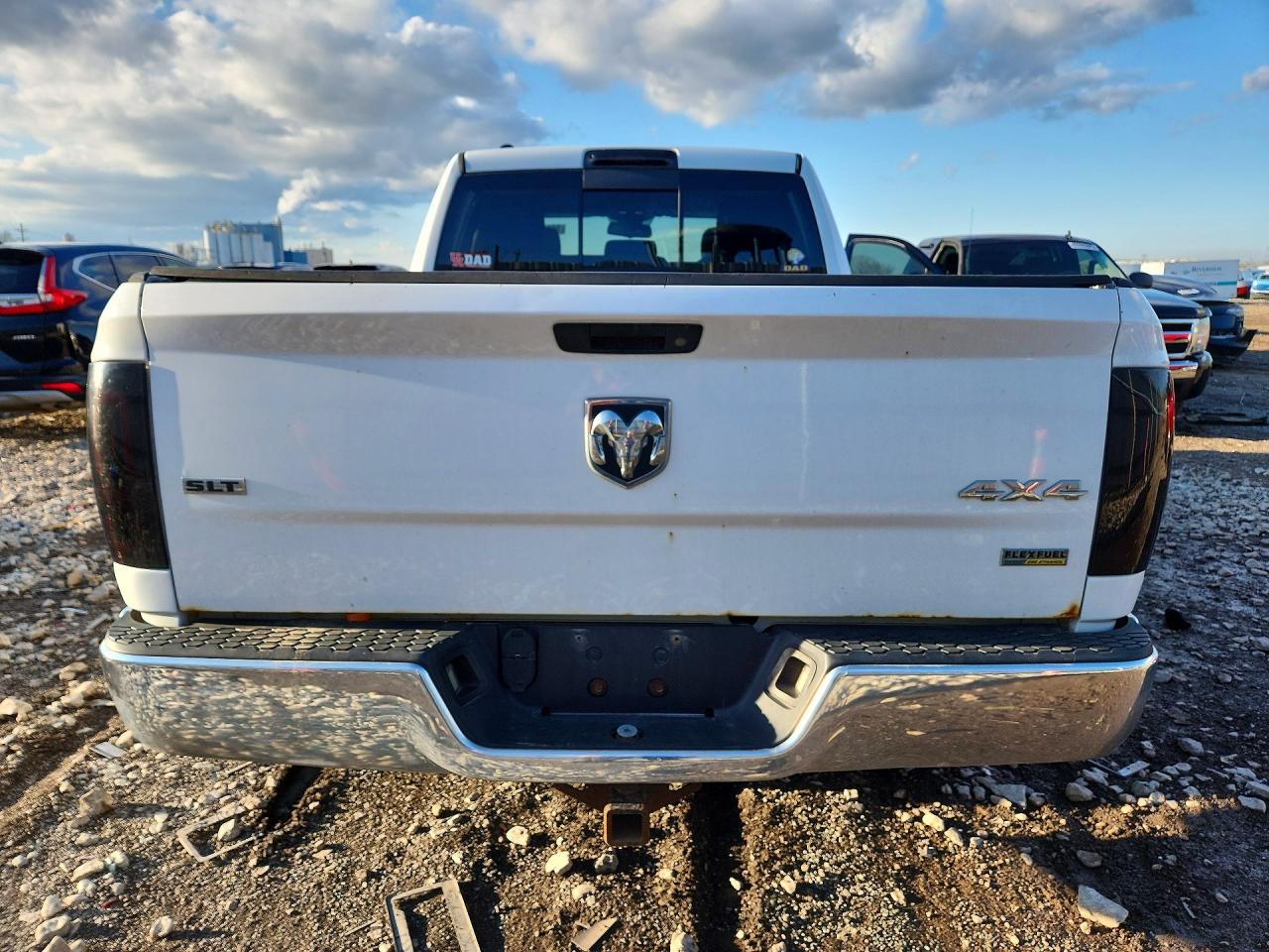 2013 Ram 1500 Slt White vin: 1C6RR7GP9DS610991
