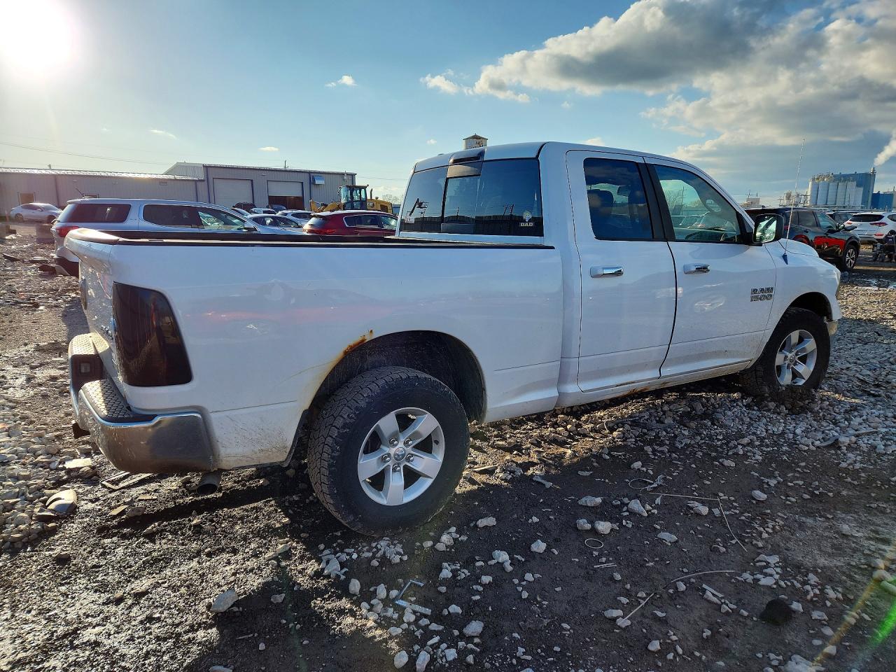 2013 Ram 1500 Slt White vin: 1C6RR7GP9DS610991
