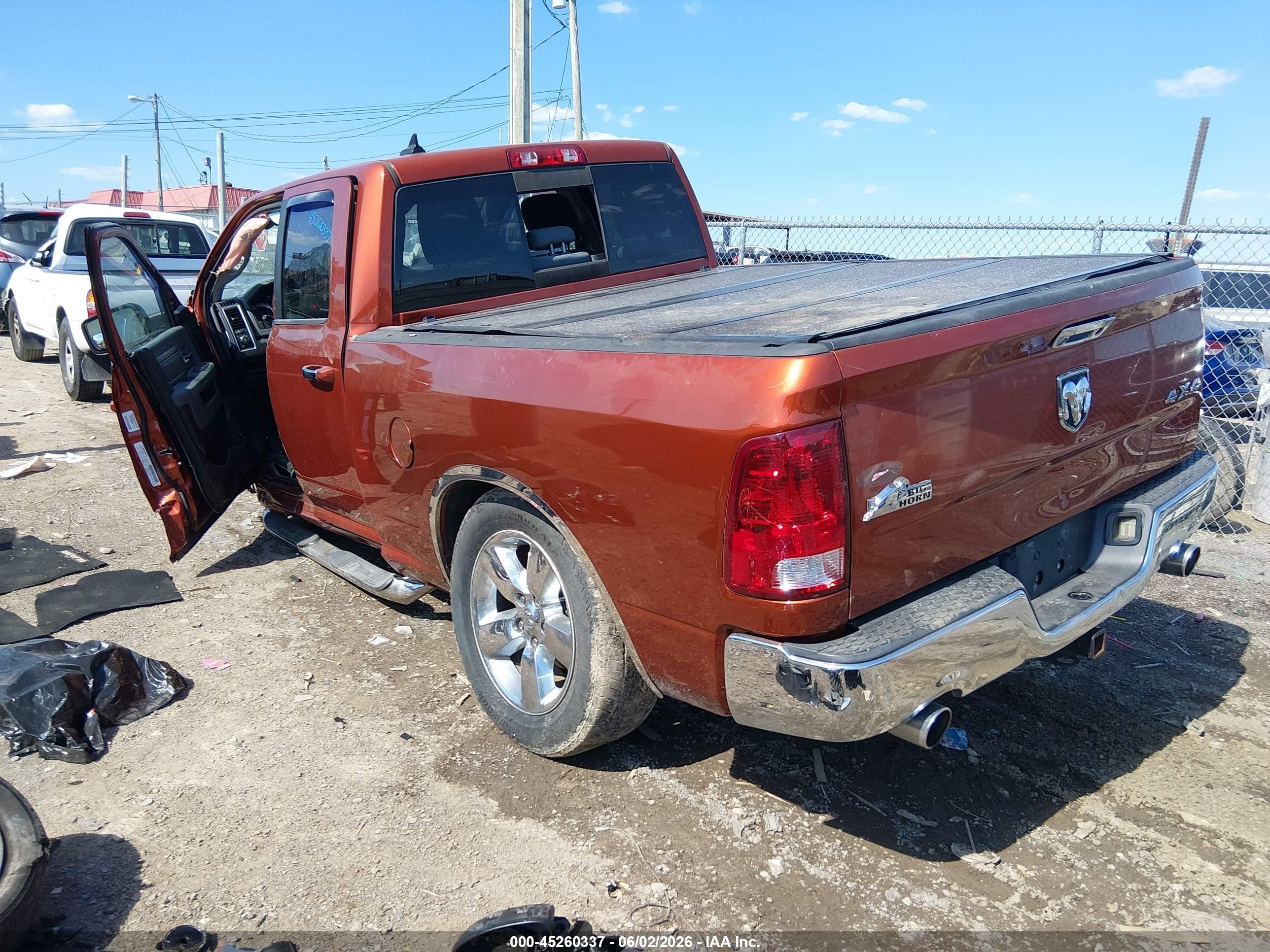 2013 Ram 1500 Big Horn Orange vin: 1C6RR7GT0DS558163
