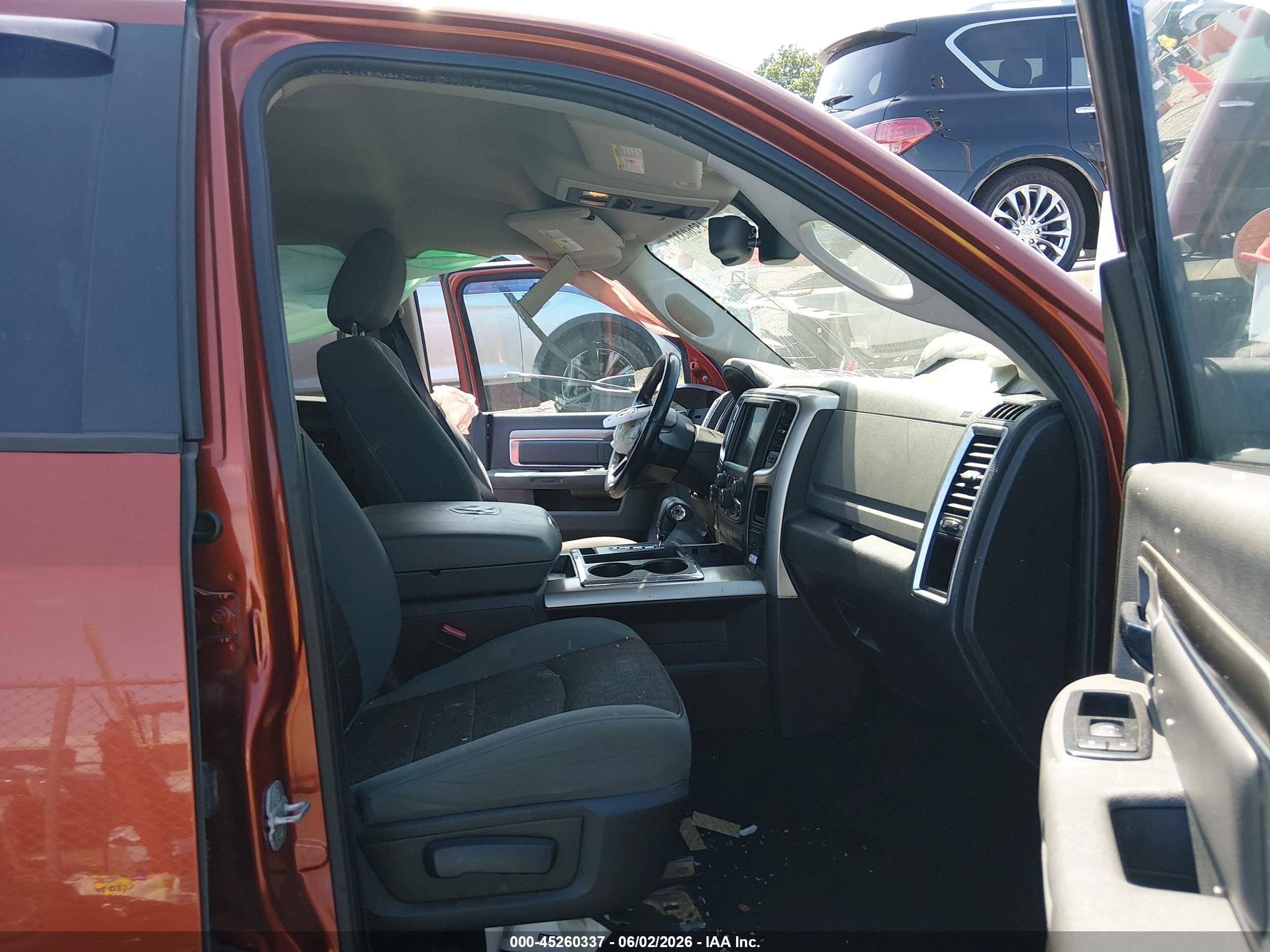 2013 Ram 1500 Big Horn Orange vin: 1C6RR7GT0DS558163