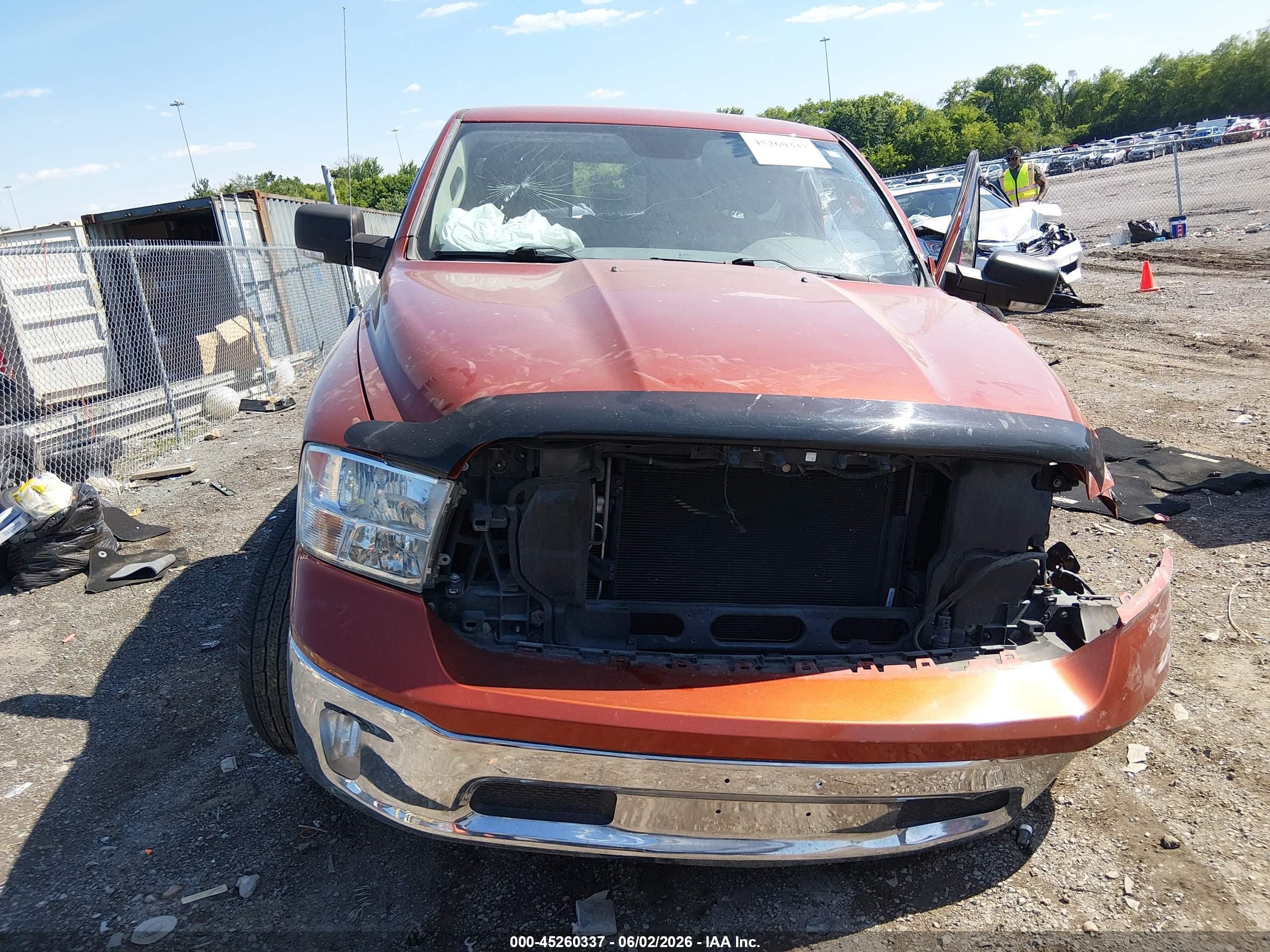2013 Ram 1500 Big Horn Orange vin: 1C6RR7GT0DS558163