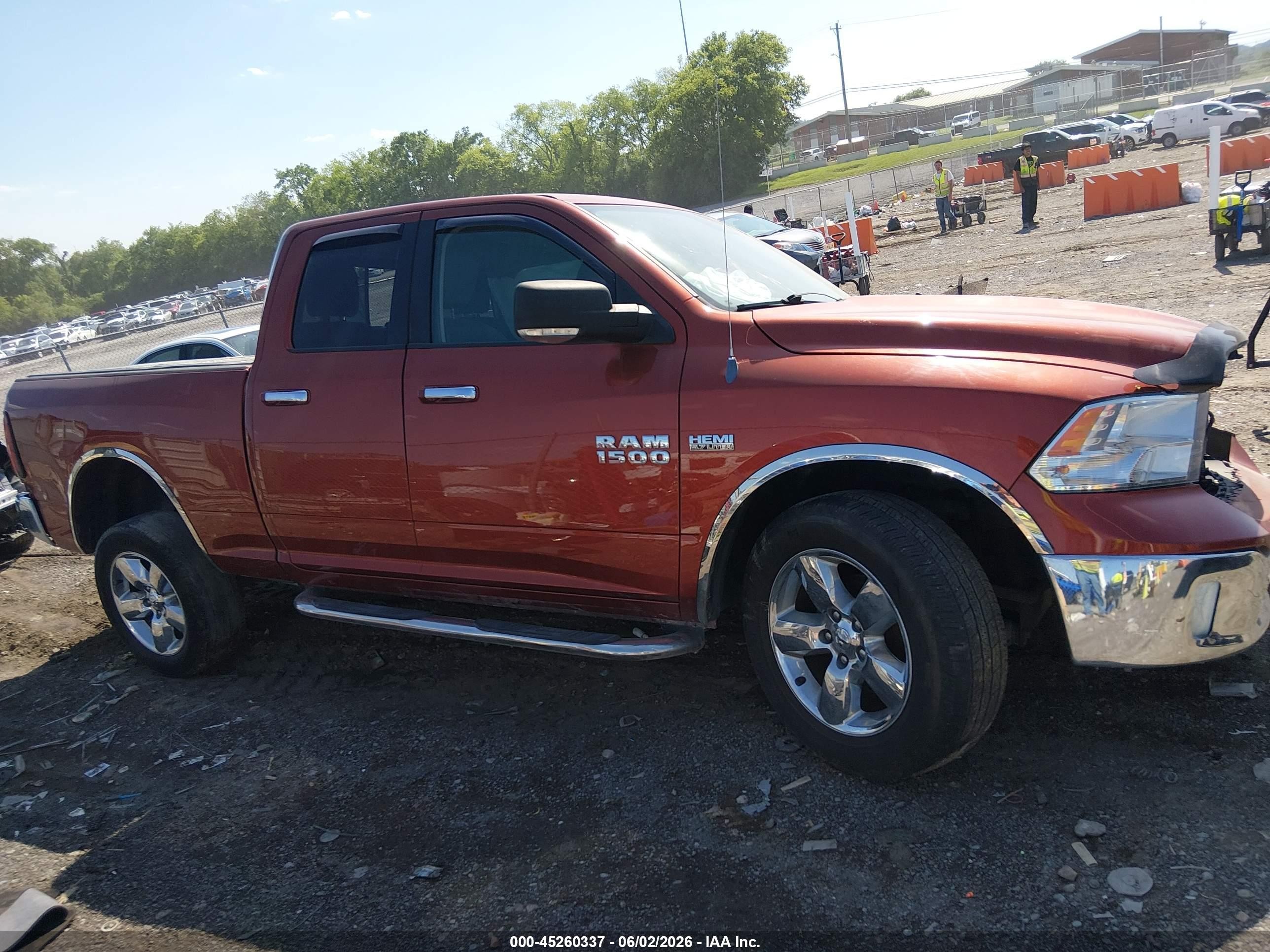 2013 Ram 1500 Big Horn Orange vin: 1C6RR7GT0DS558163