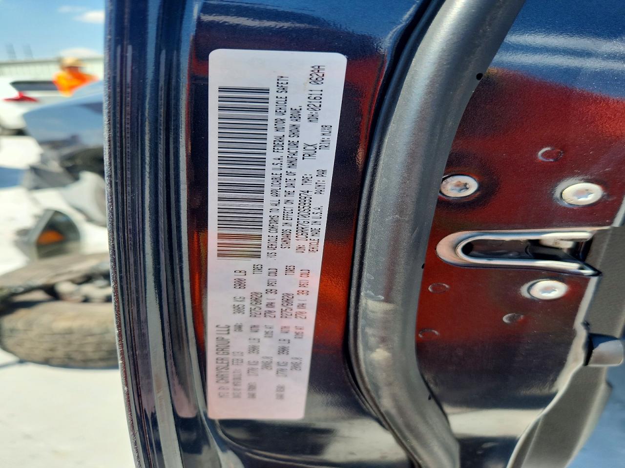 2013 Ram 1500 Slt Черный vin: 1C6RR7GT0DS599974