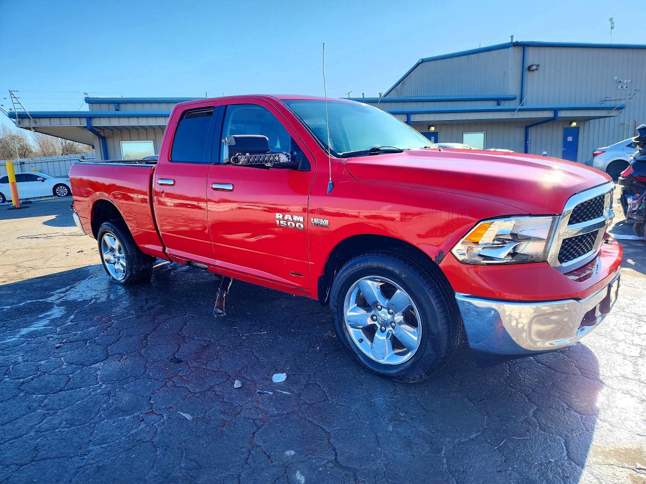2014 Ram 1500 Slt Red vin: 1C6RR7GT0ES103654