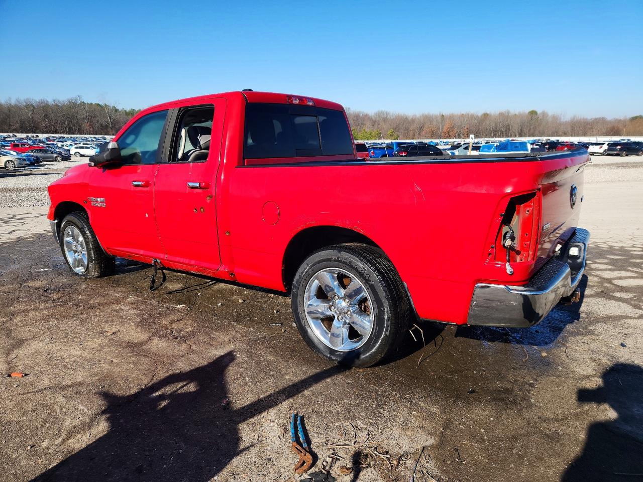 2014 Ram 1500 Slt Red vin: 1C6RR7GT0ES103654