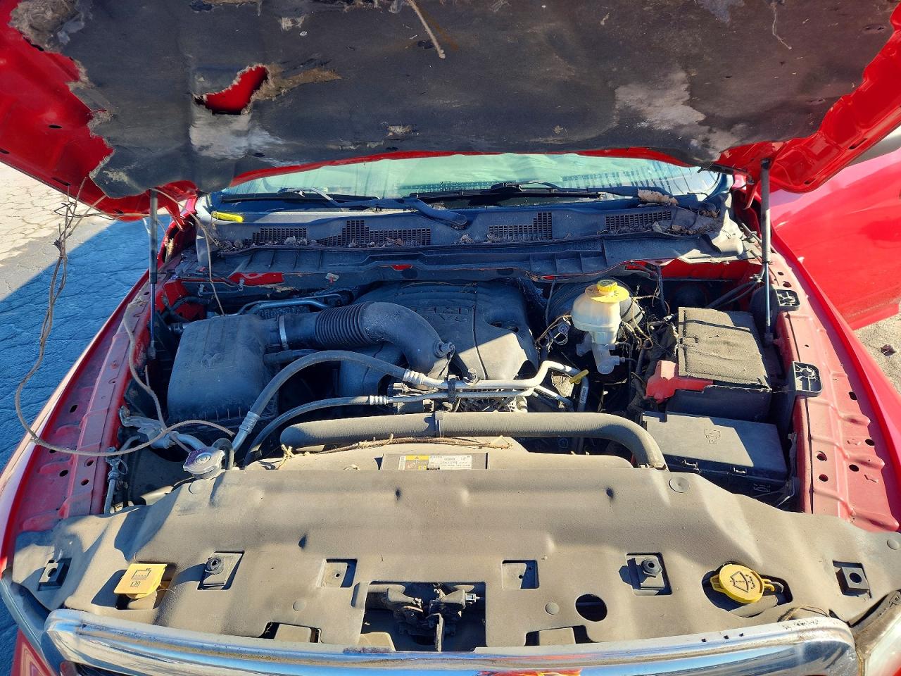 2014 Ram 1500 Slt Red vin: 1C6RR7GT0ES103654