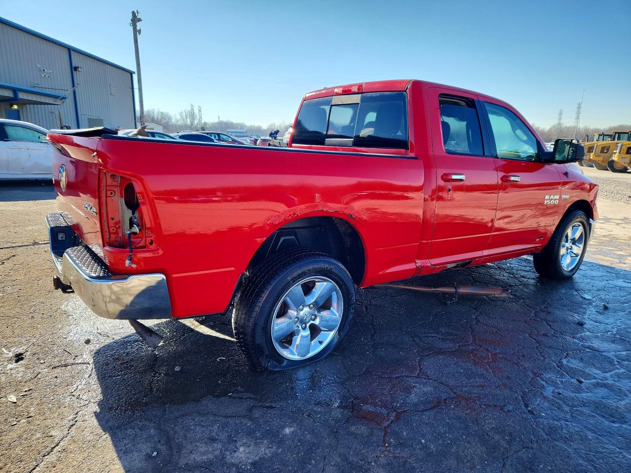 2014 Ram 1500 Slt Red vin: 1C6RR7GT0ES103654