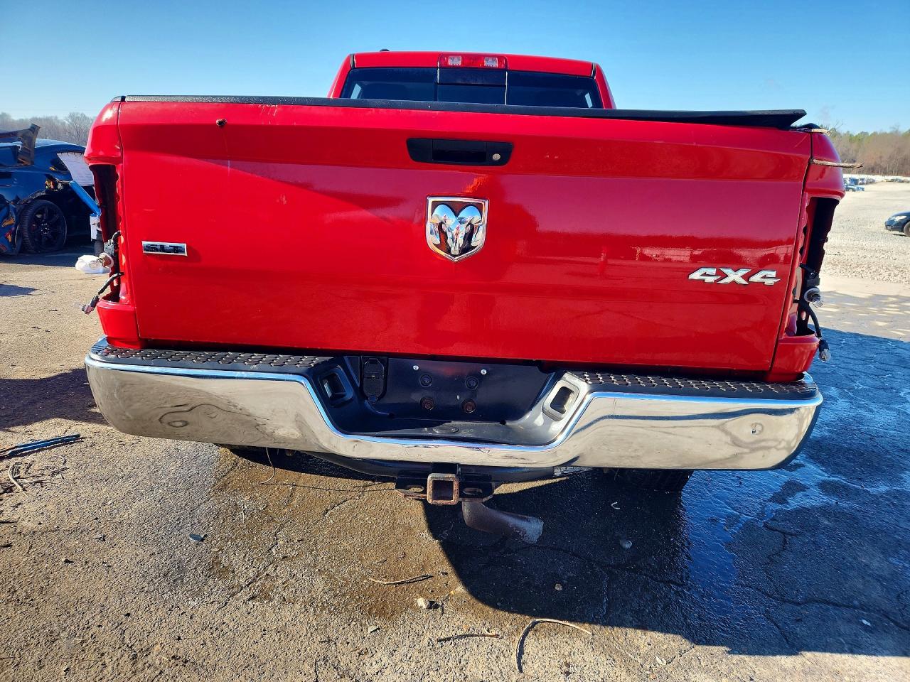 2014 Ram 1500 Slt Red vin: 1C6RR7GT0ES103654
