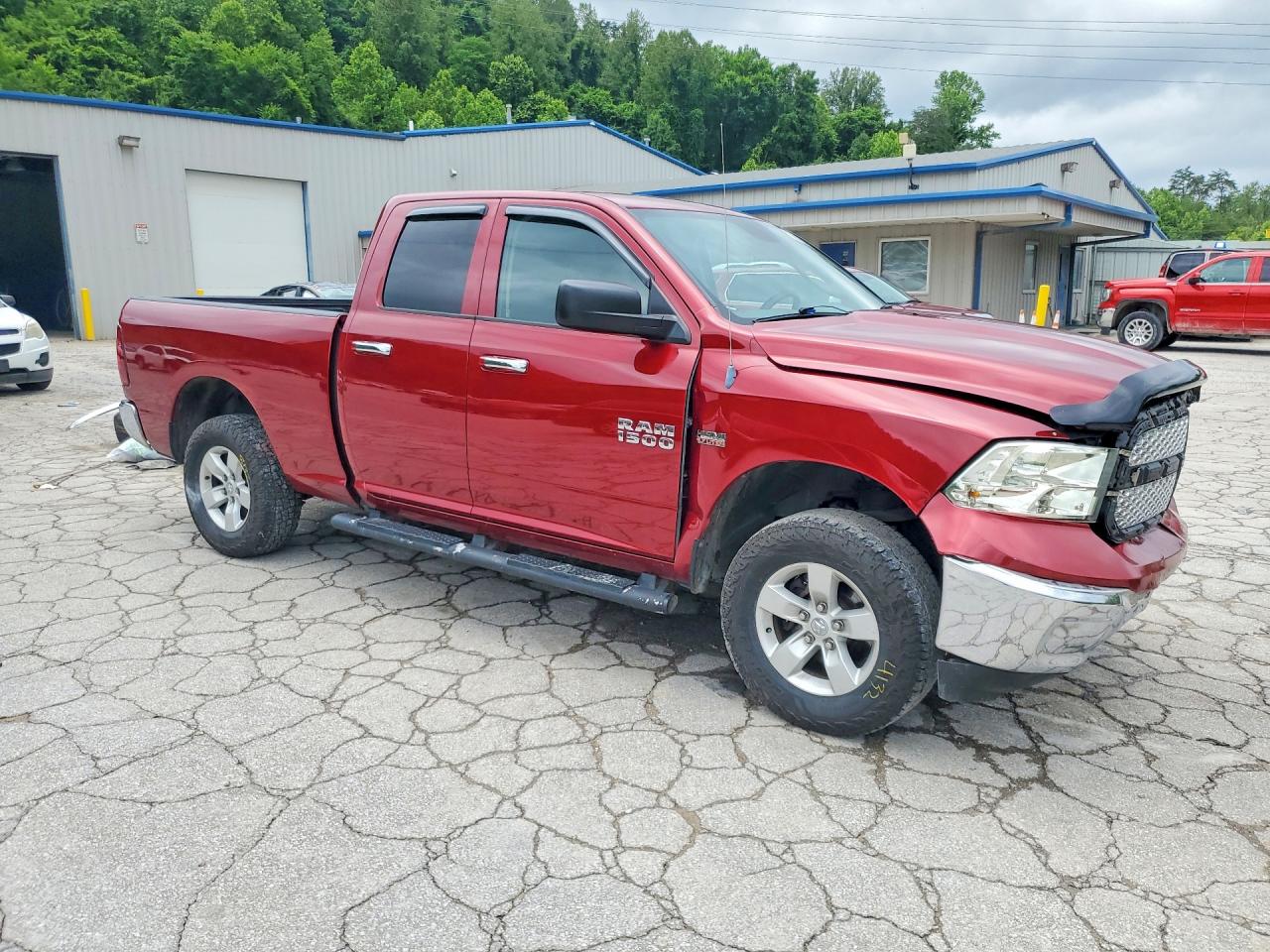 2014 Ram 1500 Slt Maroon vin: 1C6RR7GT0ES121281