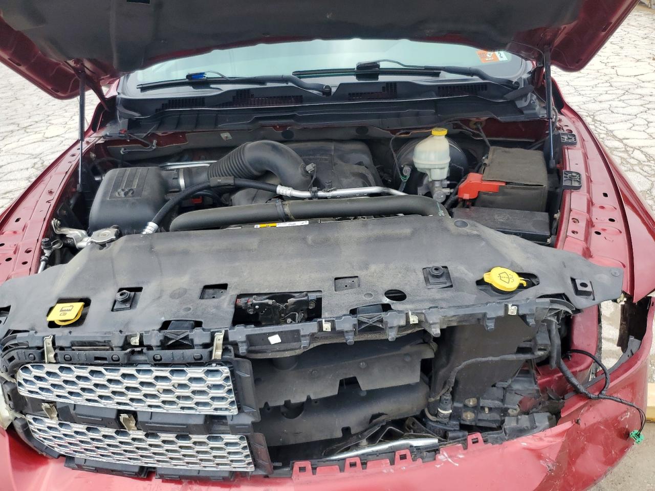 2014 Ram 1500 Slt Maroon vin: 1C6RR7GT0ES121281