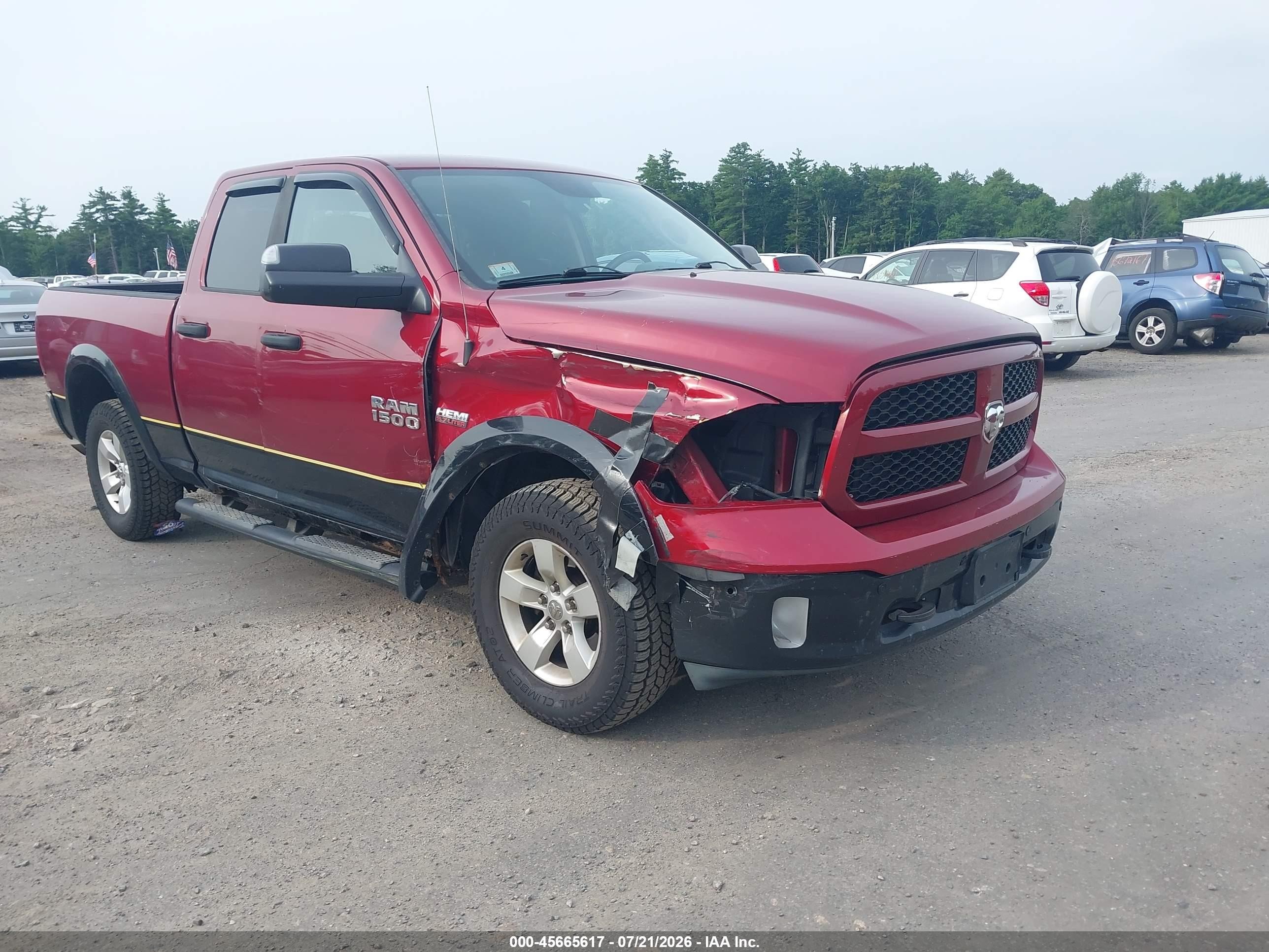 2014 Ram 1500 Outdoorsman vin: 1C6RR7GT0ES246202