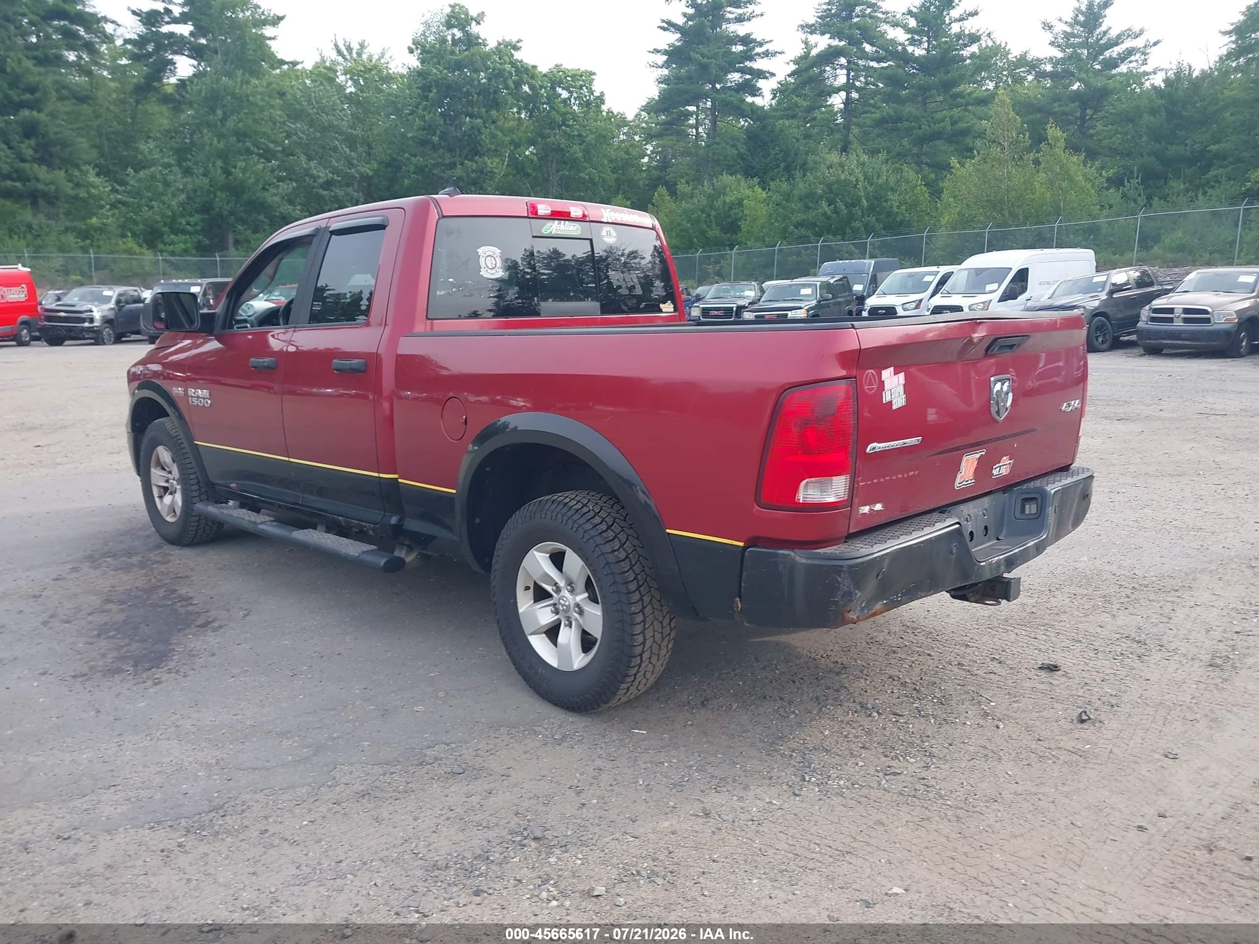2014 Ram 1500 Outdoorsman vin: 1C6RR7GT0ES246202