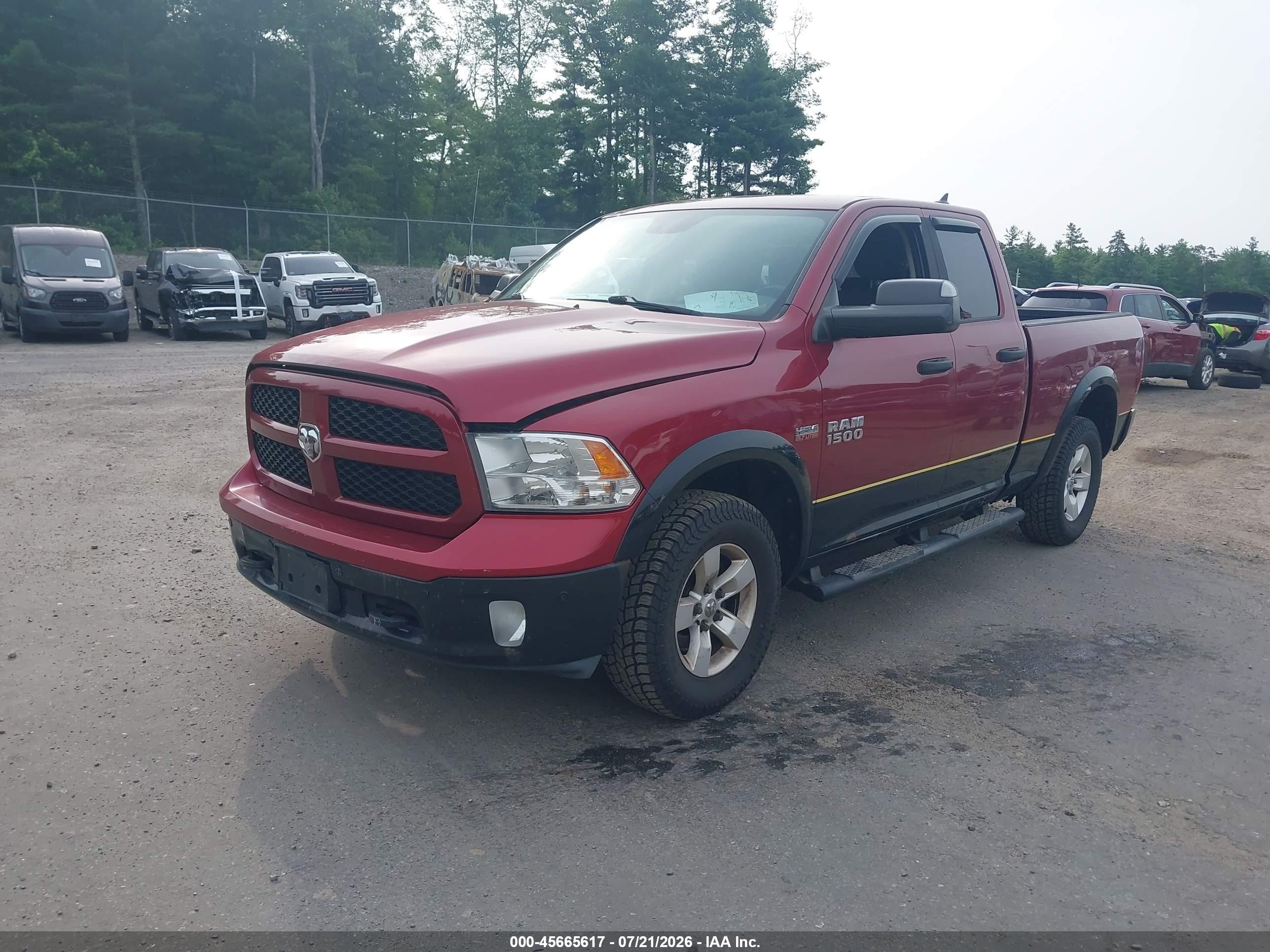2014 Ram 1500 Outdoorsman vin: 1C6RR7GT0ES246202
