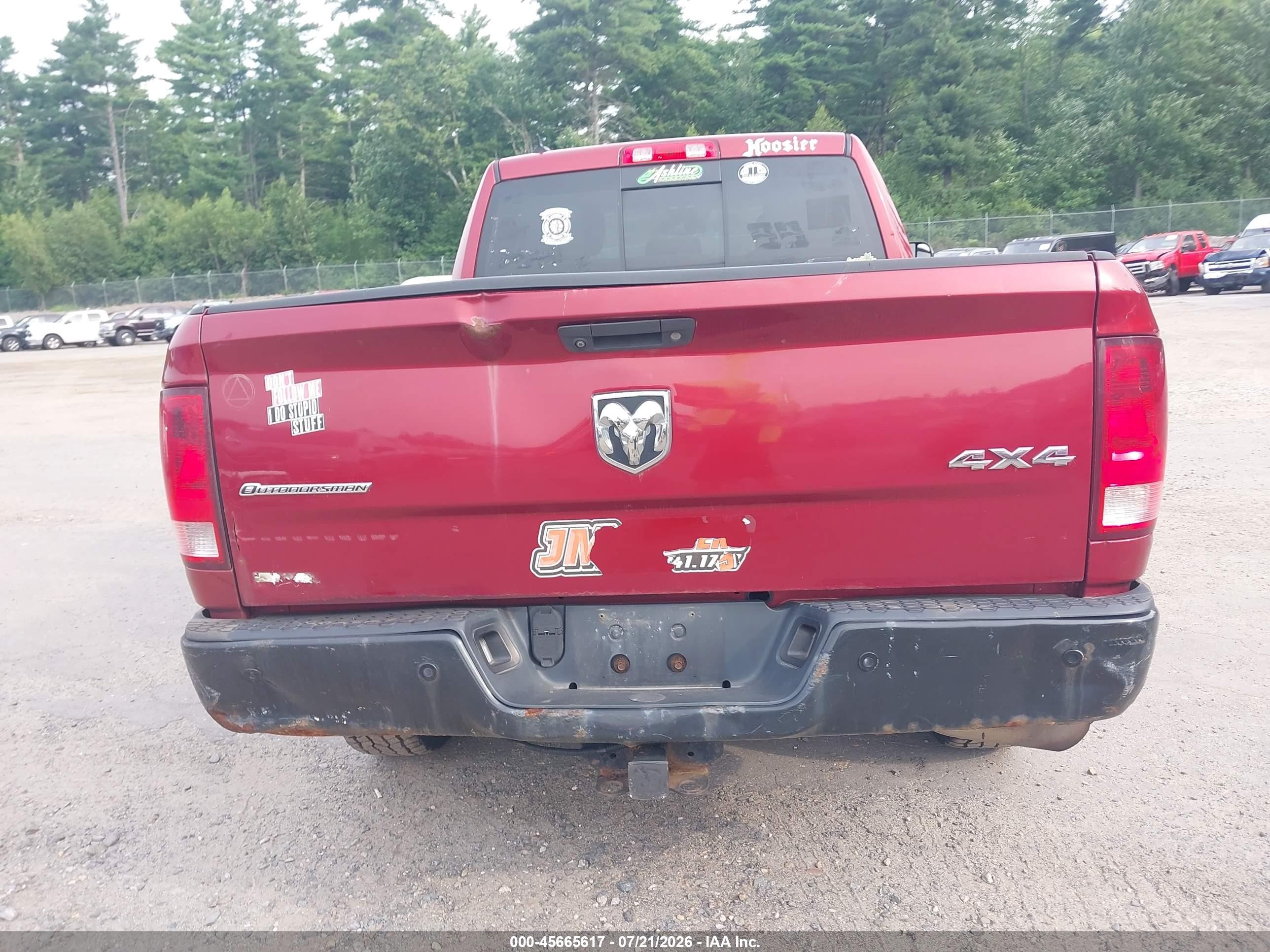 2014 Ram 1500 Outdoorsman vin: 1C6RR7GT0ES246202