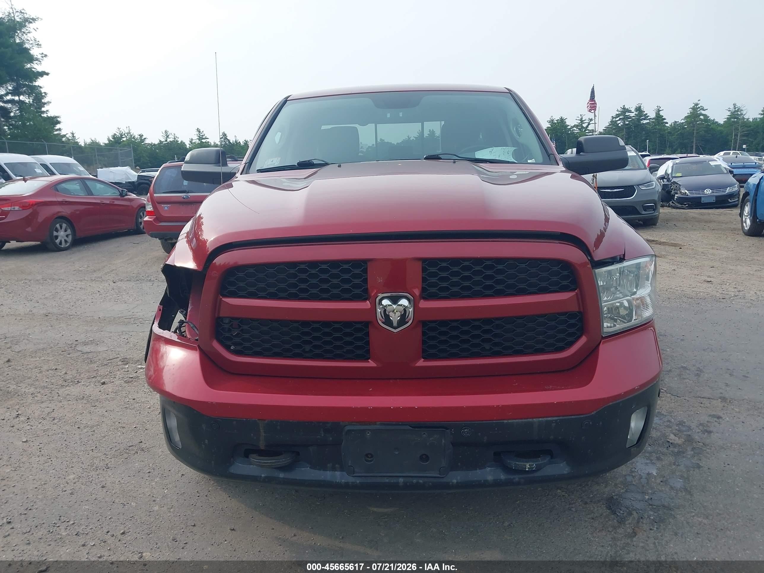 2014 Ram 1500 Outdoorsman vin: 1C6RR7GT0ES246202