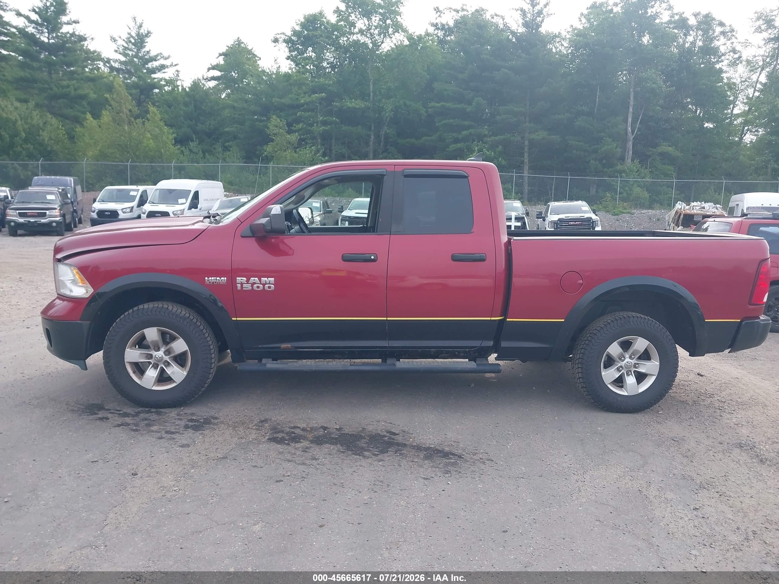 2014 Ram 1500 Outdoorsman vin: 1C6RR7GT0ES246202
