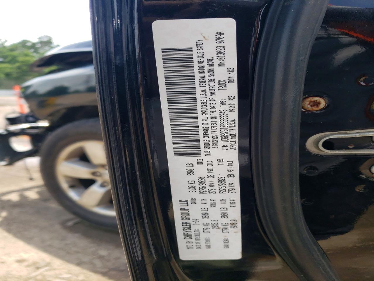 2014 Ram 1500 Big Horn Gray vin: 1C6RR7GT0ES263243