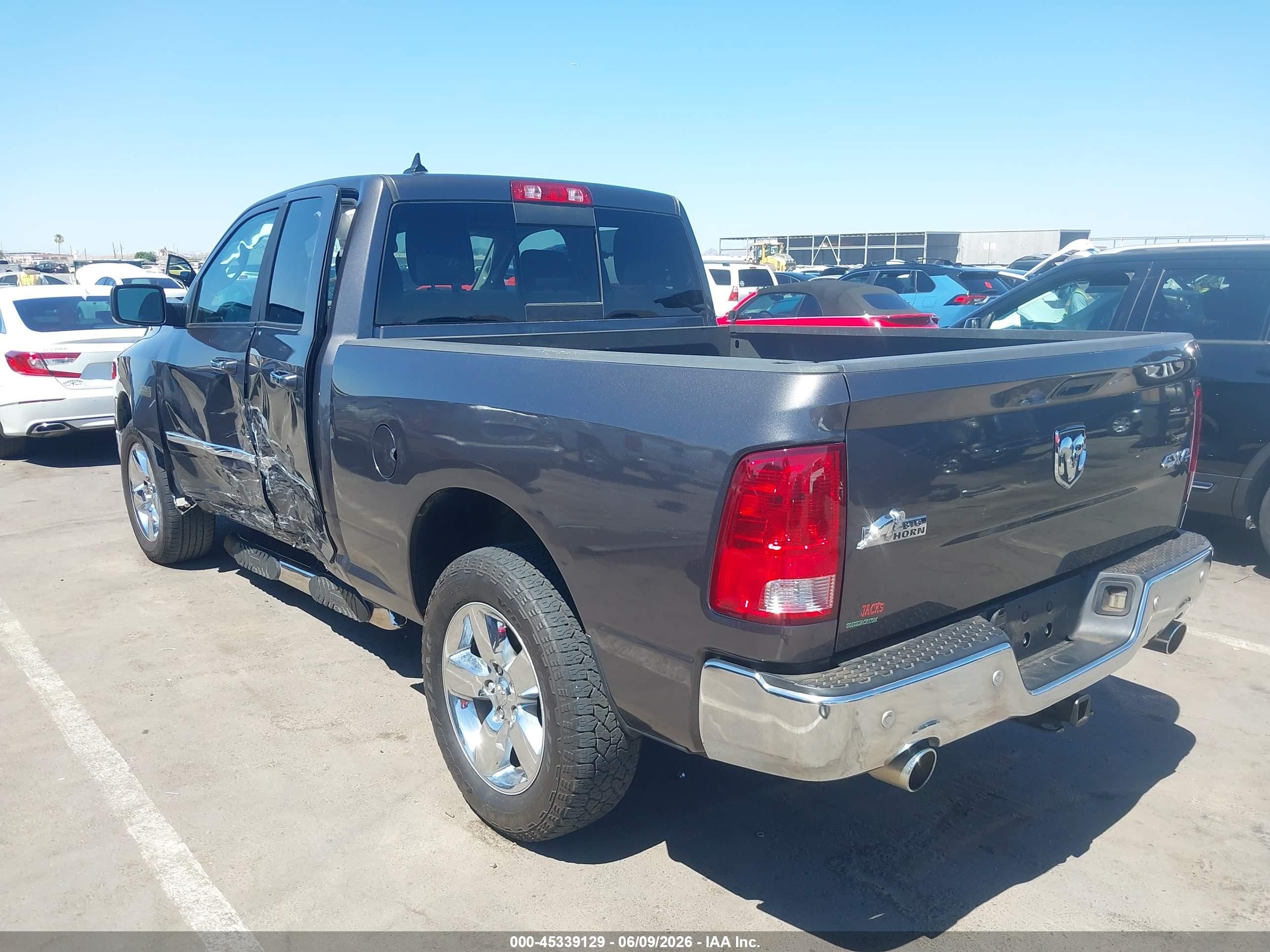 2014 Ram 1500 Big Horn Gray vin: 1C6RR7GT0ES393314