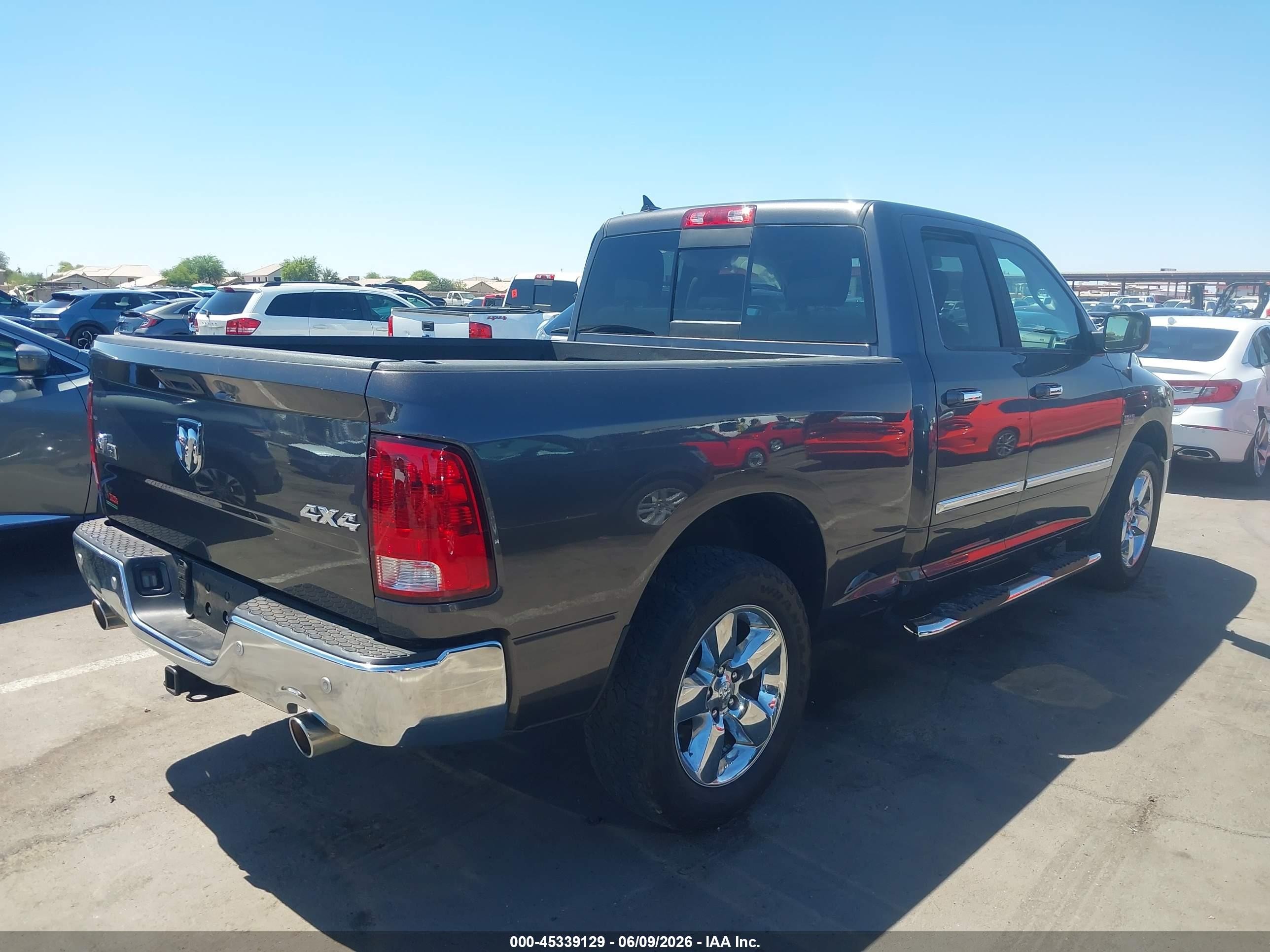 2014 Ram 1500 Big Horn Gray vin: 1C6RR7GT0ES393314