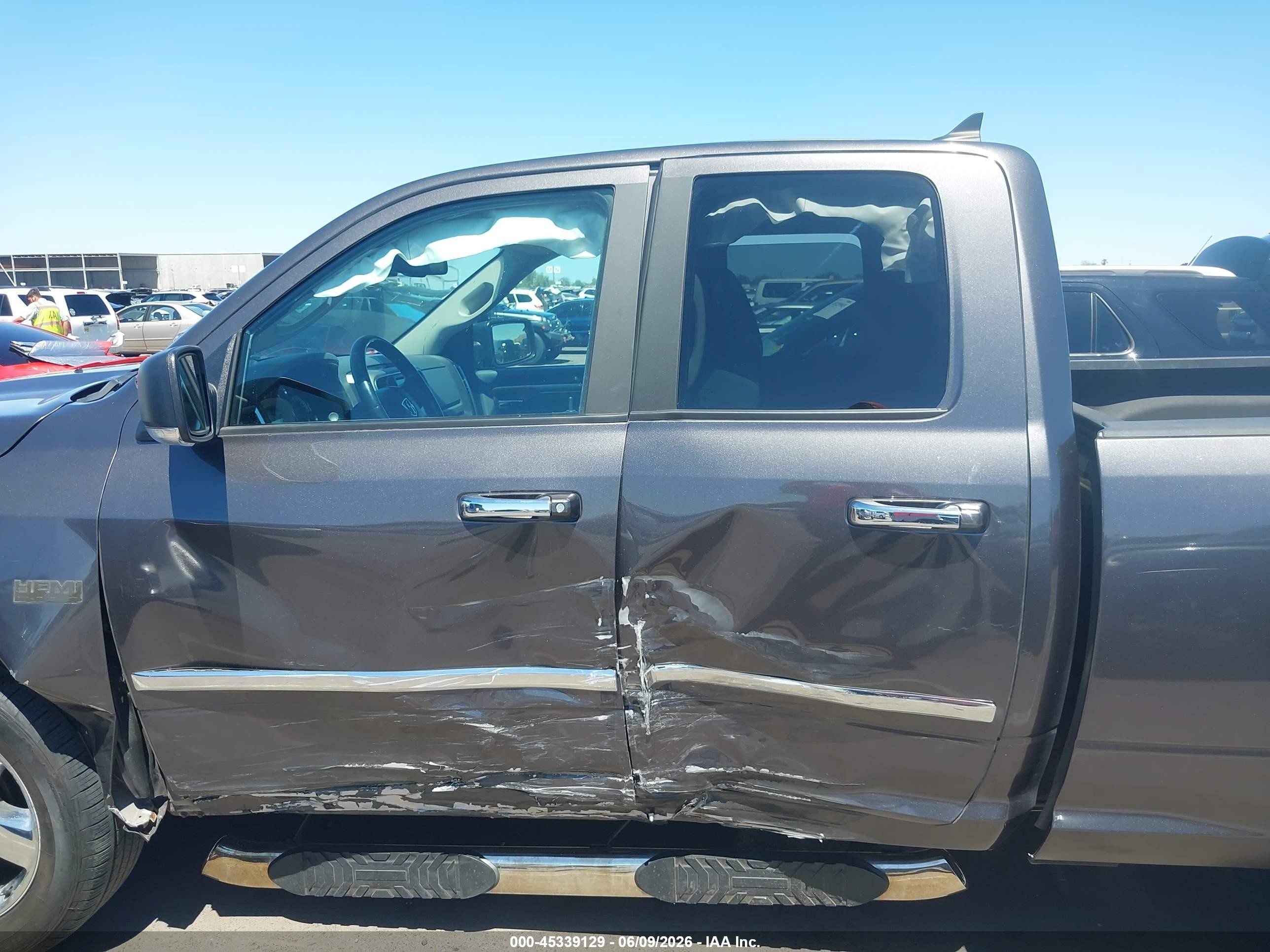 2014 Ram 1500 Big Horn Gray vin: 1C6RR7GT0ES393314
