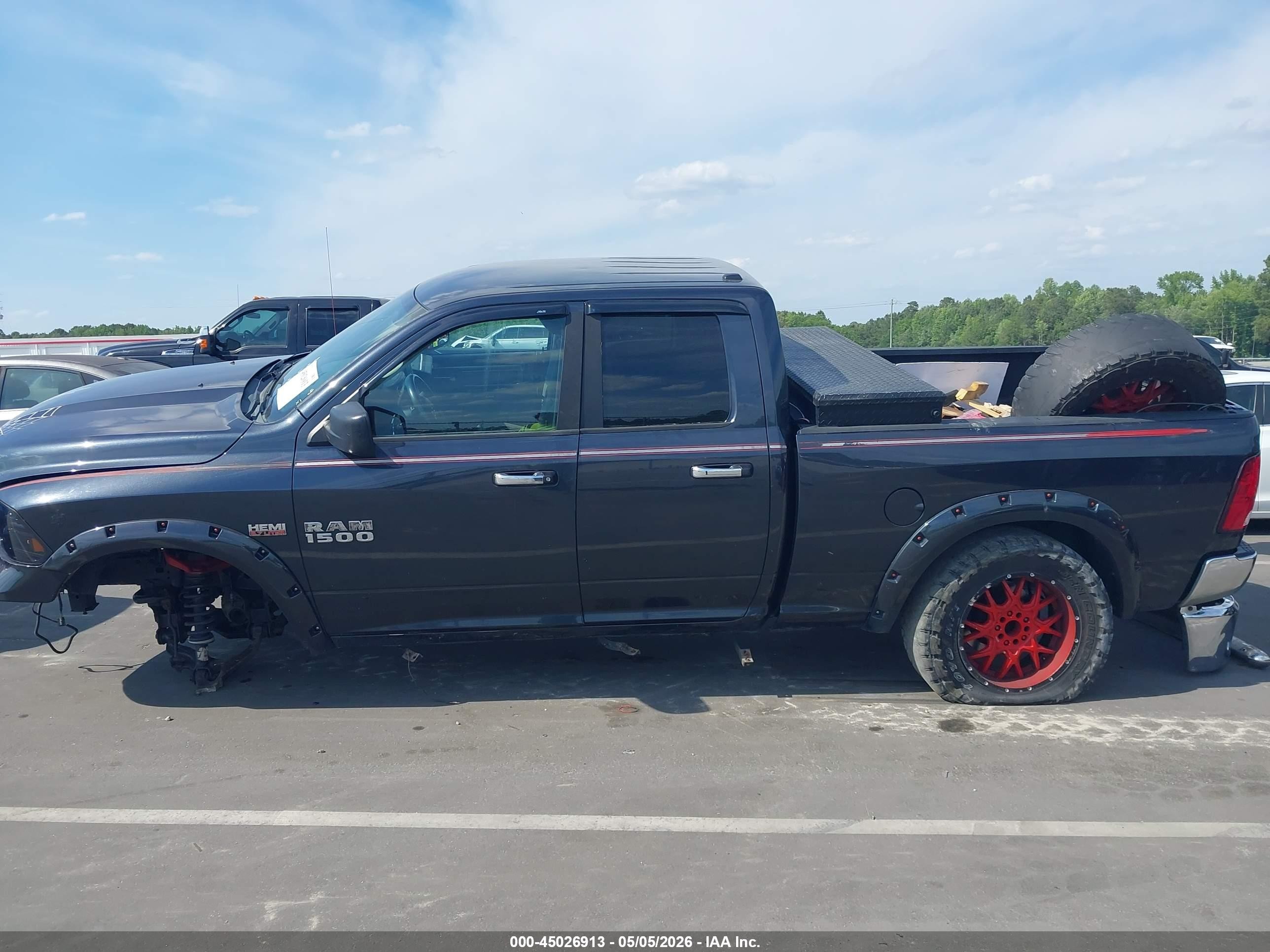 2014 Ram 1500 Big Horn Black vin: 1C6RR7GT0ES409141